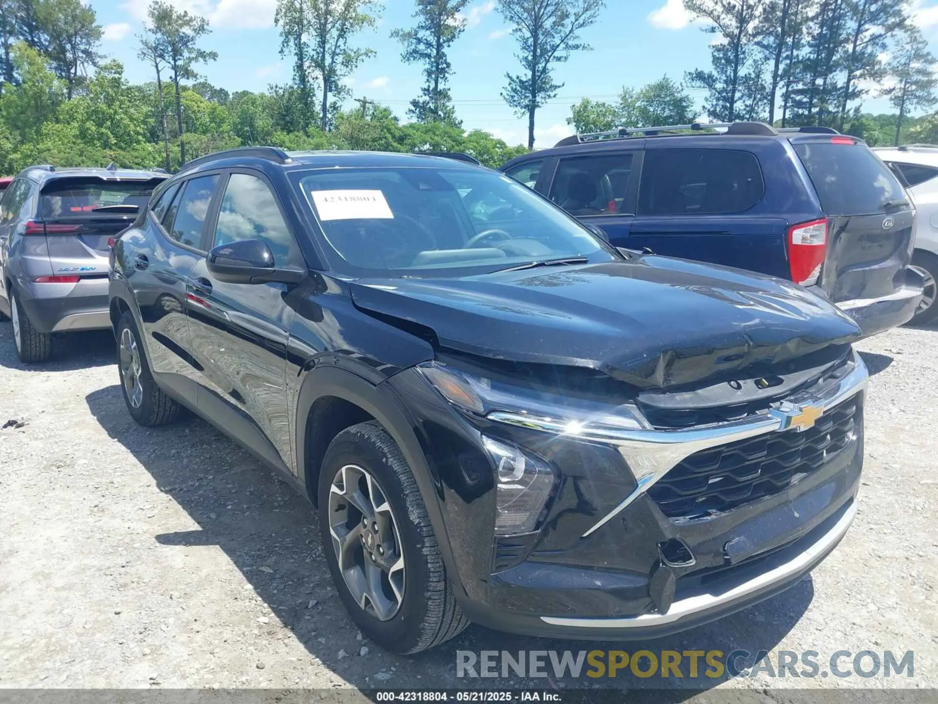 1 Photograph of a damaged car KL77LHE23RC236603 CHEVROLET TRAX 2024