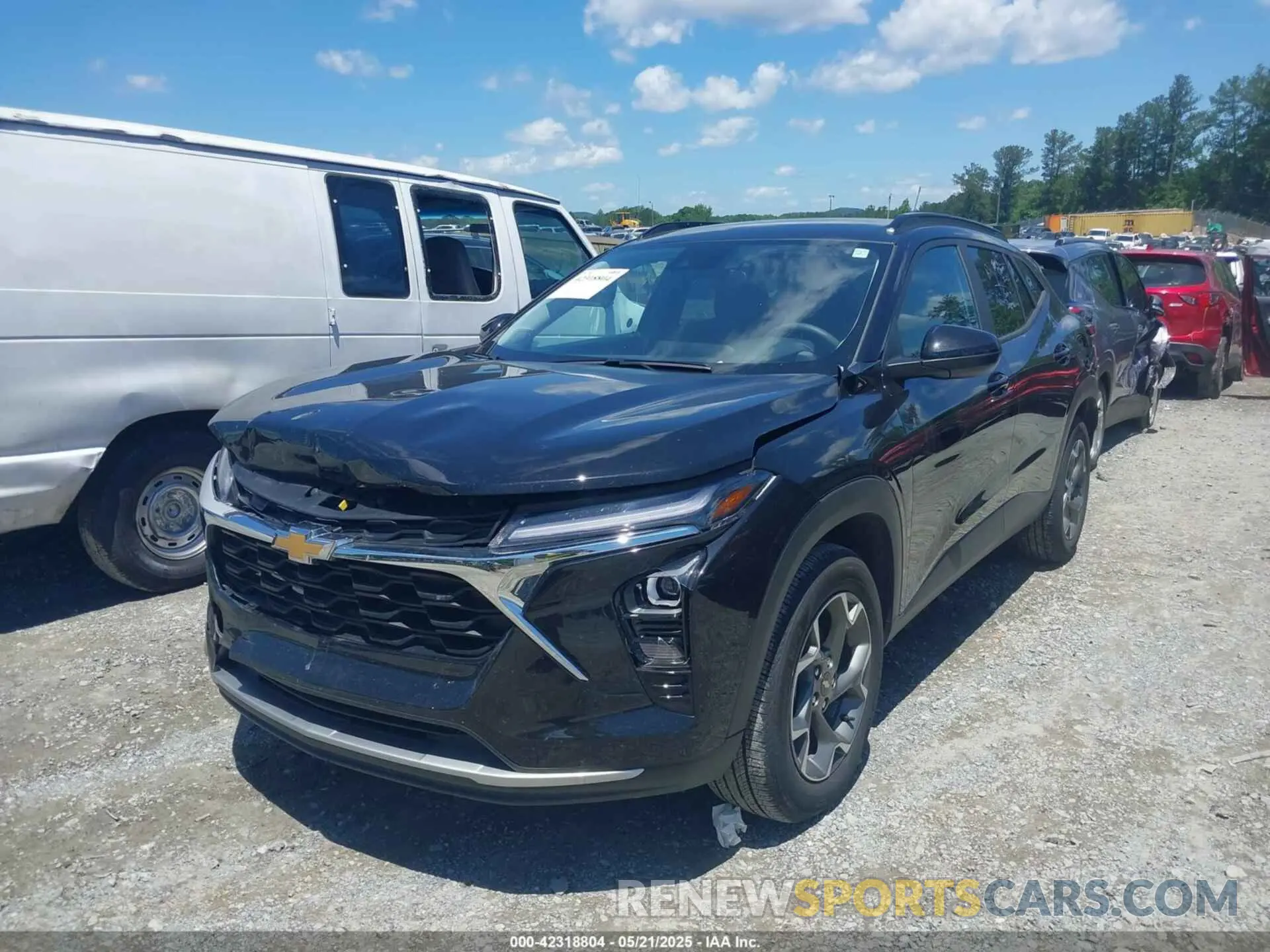2 Photograph of a damaged car KL77LHE23RC236603 CHEVROLET TRAX 2024