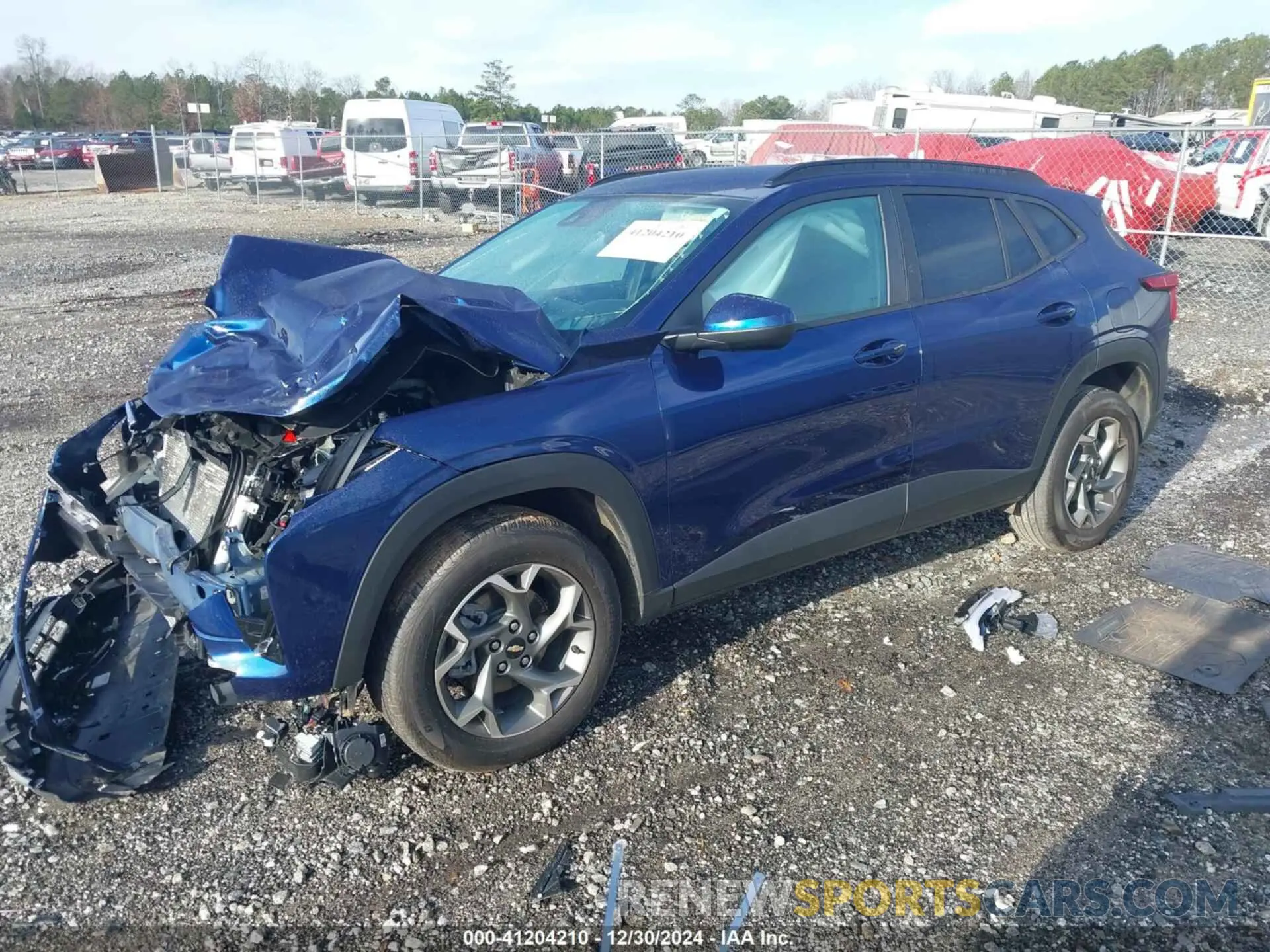 2 Photograph of a damaged car KL77LHE24RC161930 CHEVROLET TRAX 2024