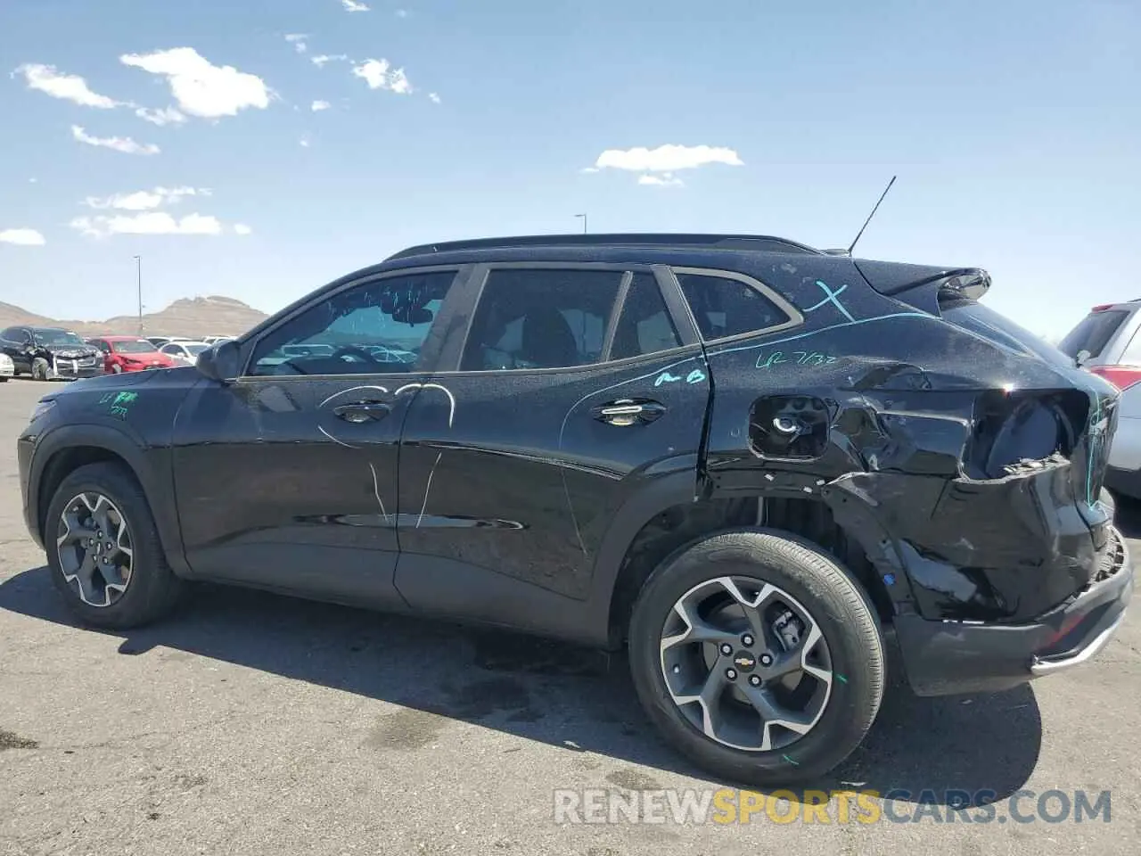 2 Photograph of a damaged car KL77LHE25RC089538 CHEVROLET TRAX 2024