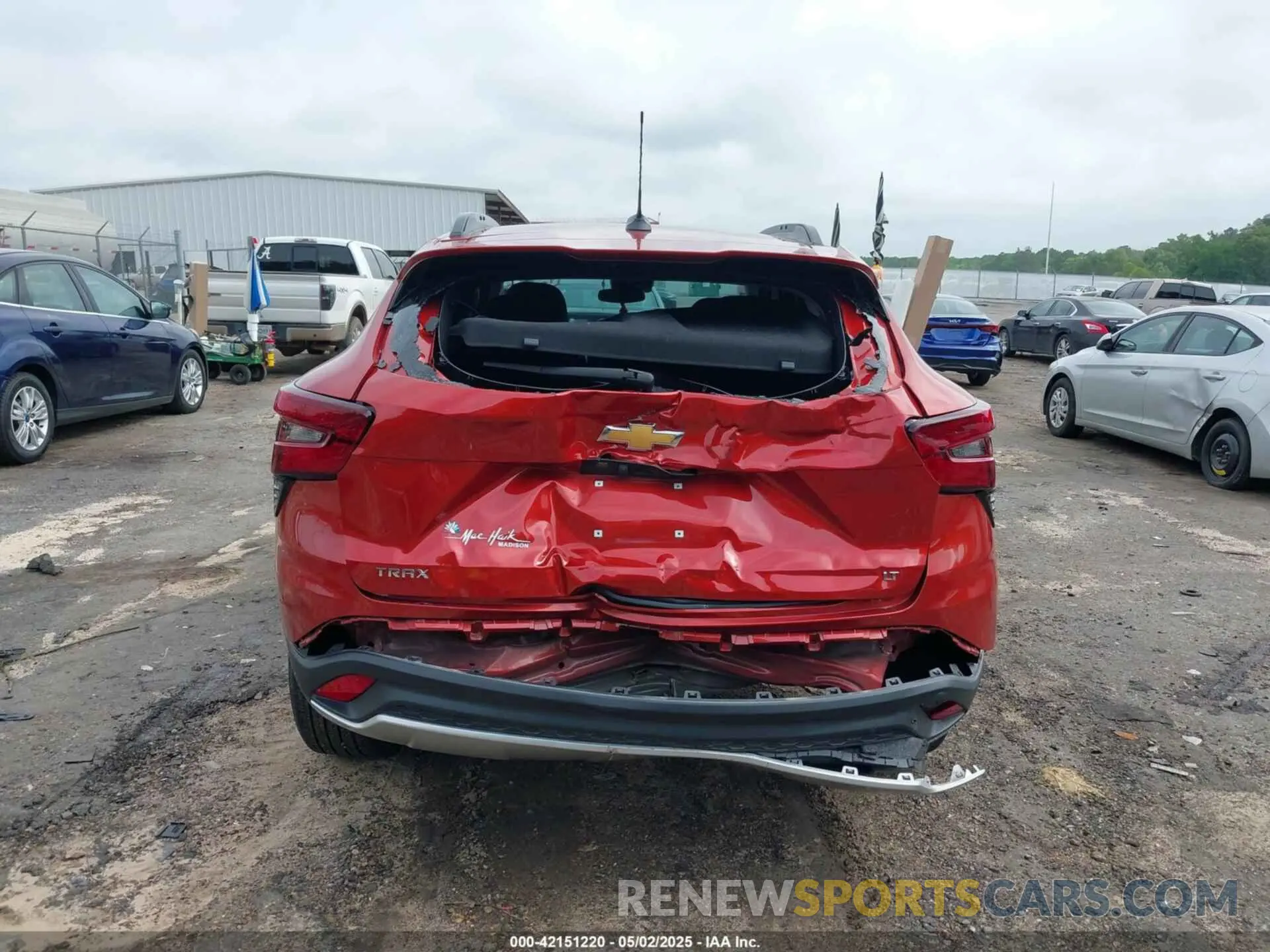 16 Photograph of a damaged car KL77LHE25RC218829 CHEVROLET TRAX 2024