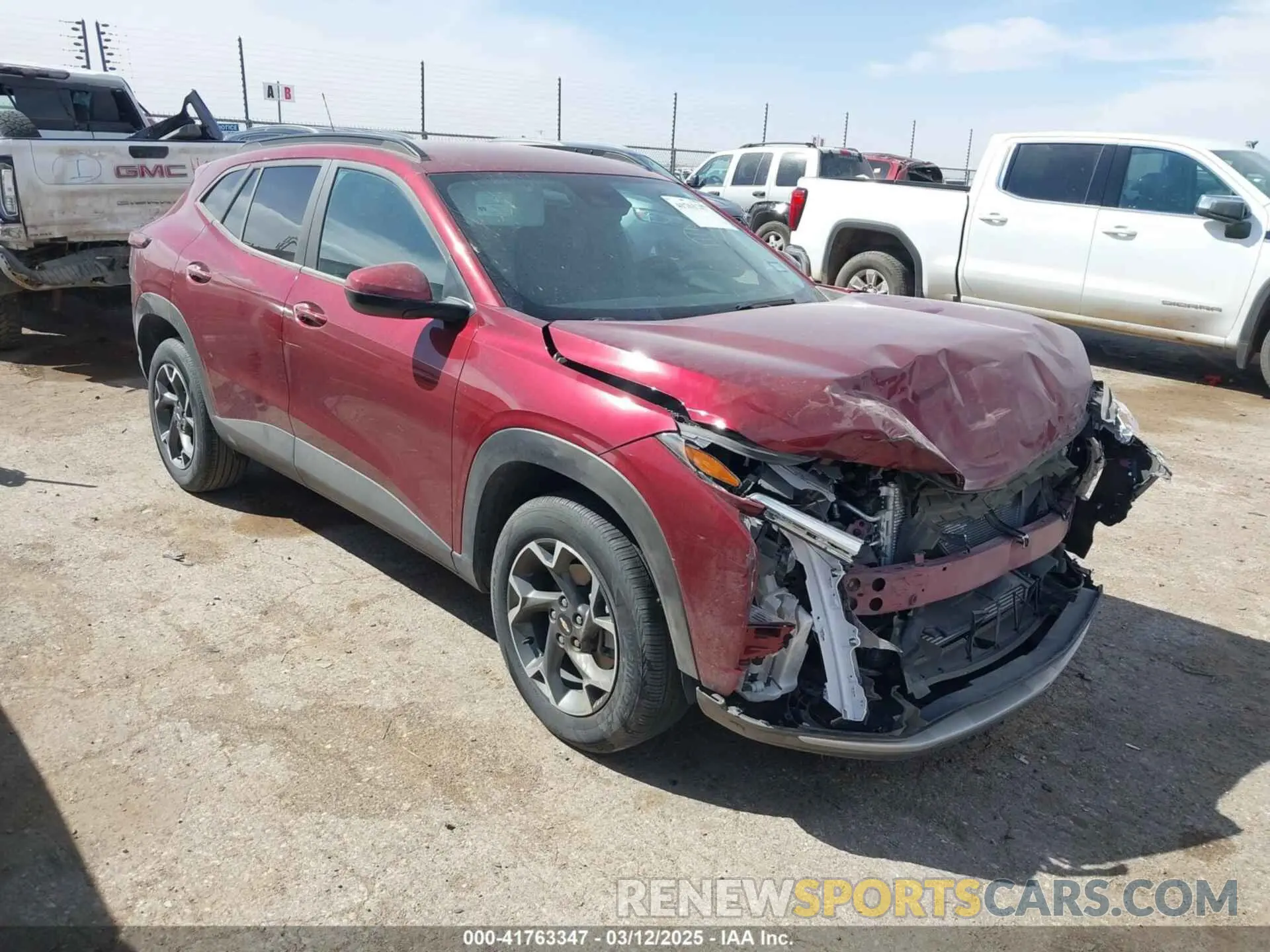 1 Photograph of a damaged car KL77LHE25RC227224 CHEVROLET TRAX 2024