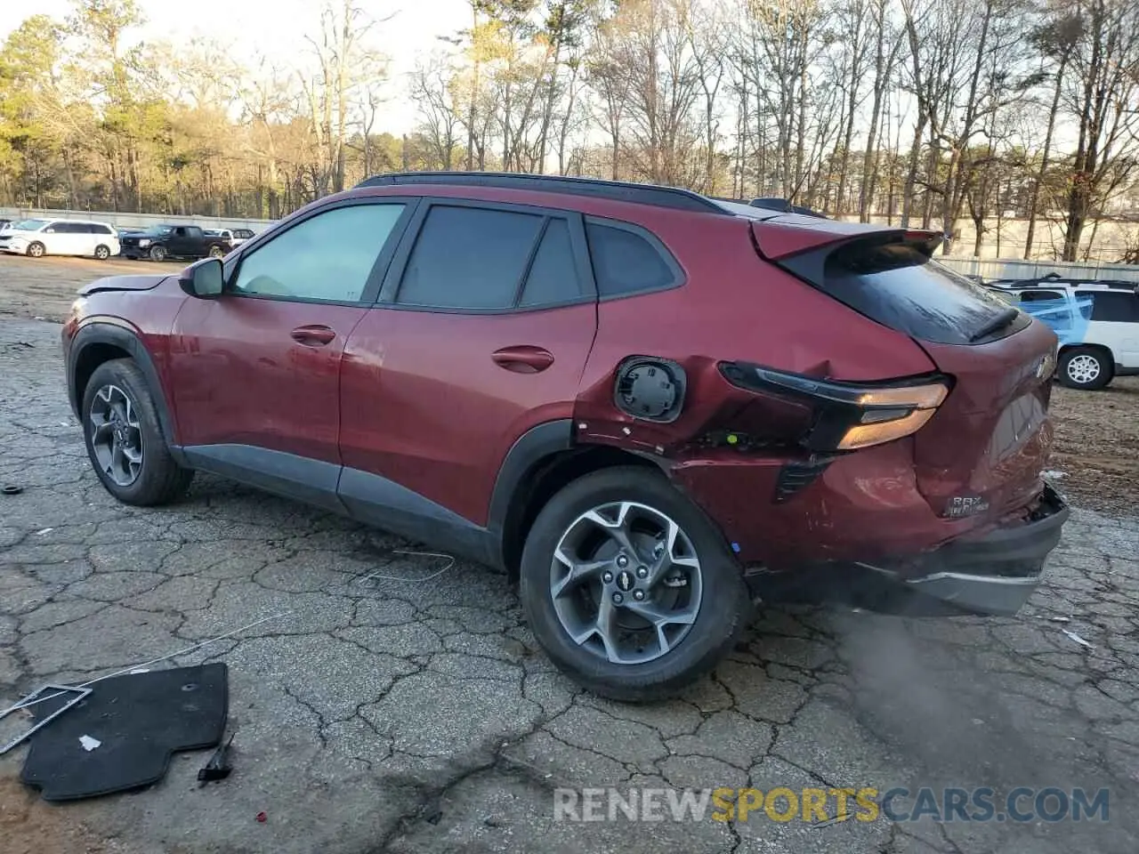 2 Photograph of a damaged car KL77LHE26RC203319 CHEVROLET TRAX 2024
