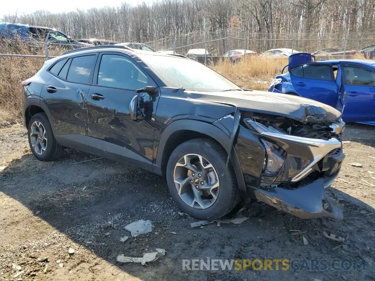 4 Фотография поврежденного автомобиля KL77LHE27RC207783 CHEVROLET TRAX 2024