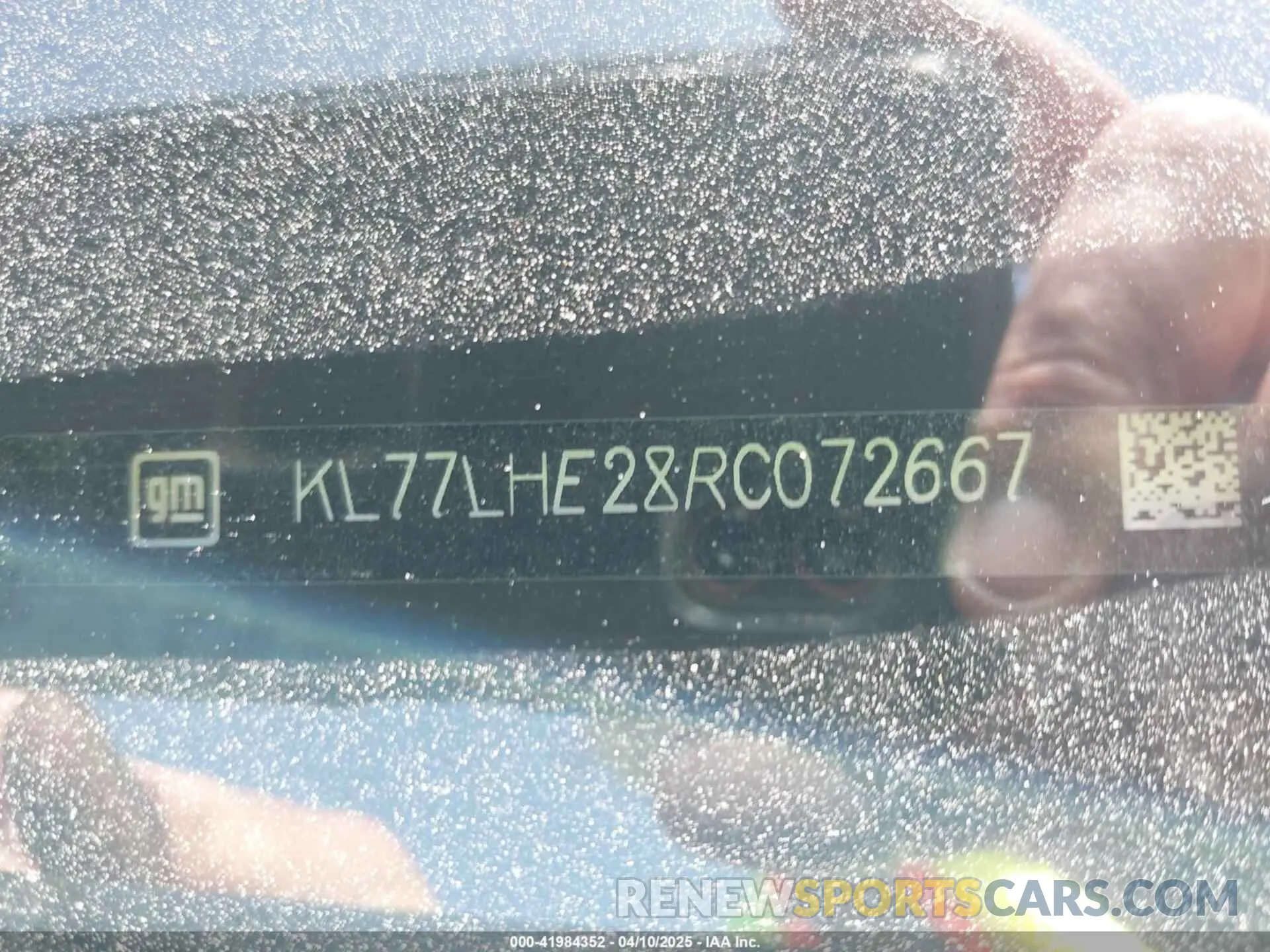 9 Фотография поврежденного автомобиля KL77LHE28RC072667 CHEVROLET TRAX 2024