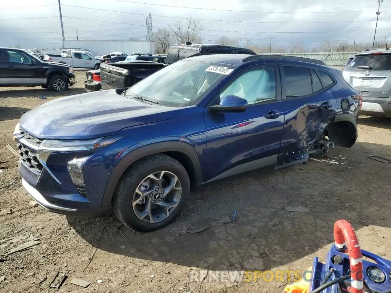 1 Photograph of a damaged car KL77LHE28RC126372 CHEVROLET TRAX 2024