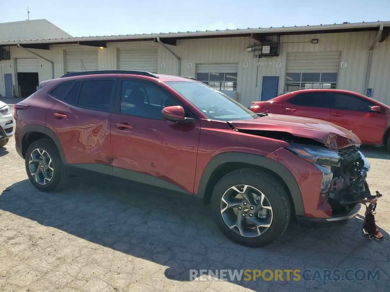 4 Фотография поврежденного автомобиля KL77LHE28RC233406 CHEVROLET TRAX 2024