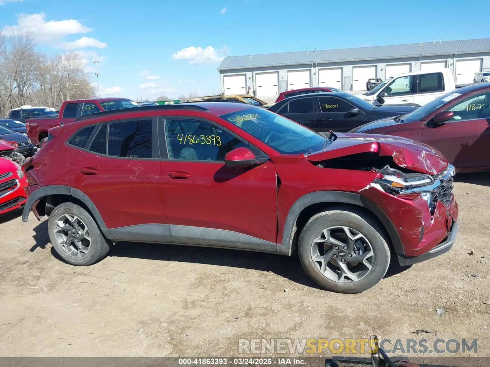13 Photograph of a damaged car KL77LHE28RC235673 CHEVROLET TRAX 2024