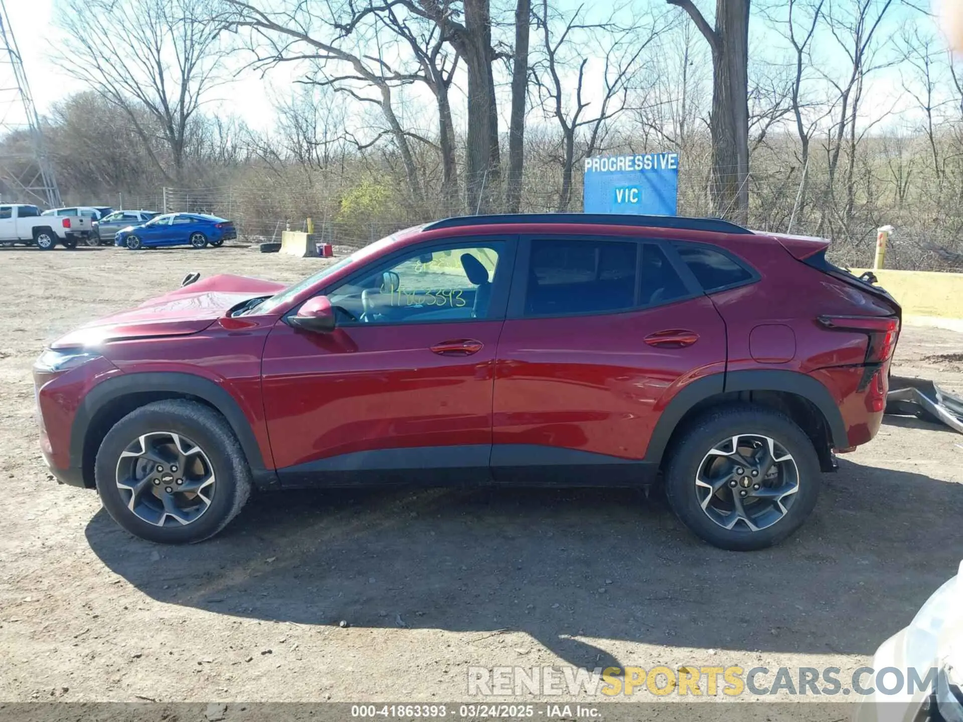 14 Photograph of a damaged car KL77LHE28RC235673 CHEVROLET TRAX 2024