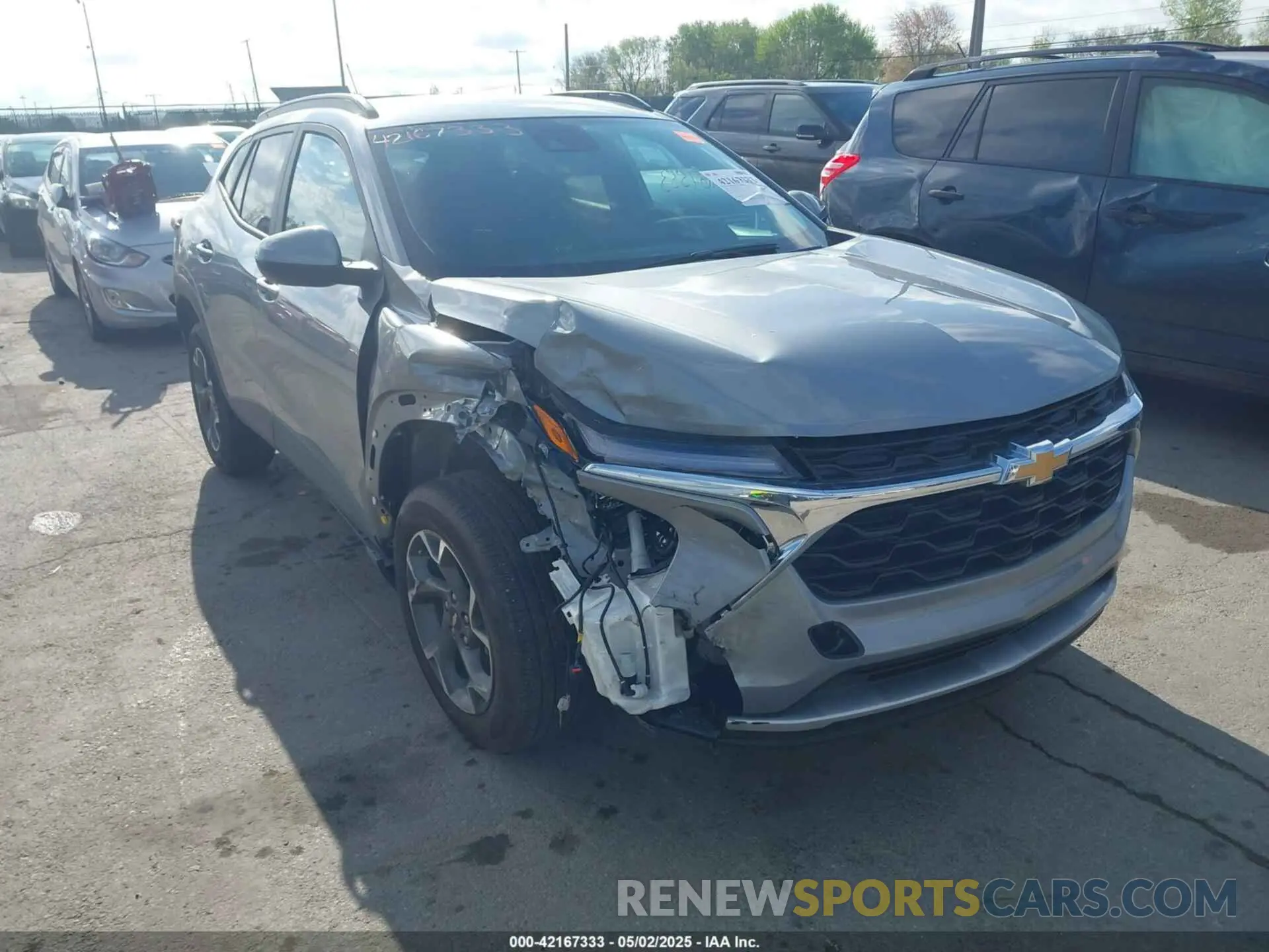 1 Photograph of a damaged car KL77LHE29RC178223 CHEVROLET TRAX 2024