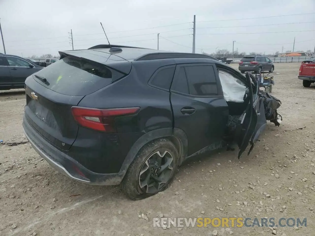 3 Фотография поврежденного автомобиля KL77LHE29RC184801 CHEVROLET TRAX 2024