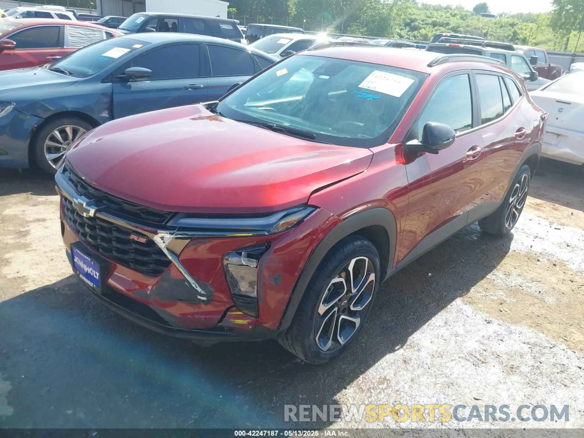 2 Фотография поврежденного автомобиля KL77LJE22RC165286 CHEVROLET TRAX 2024