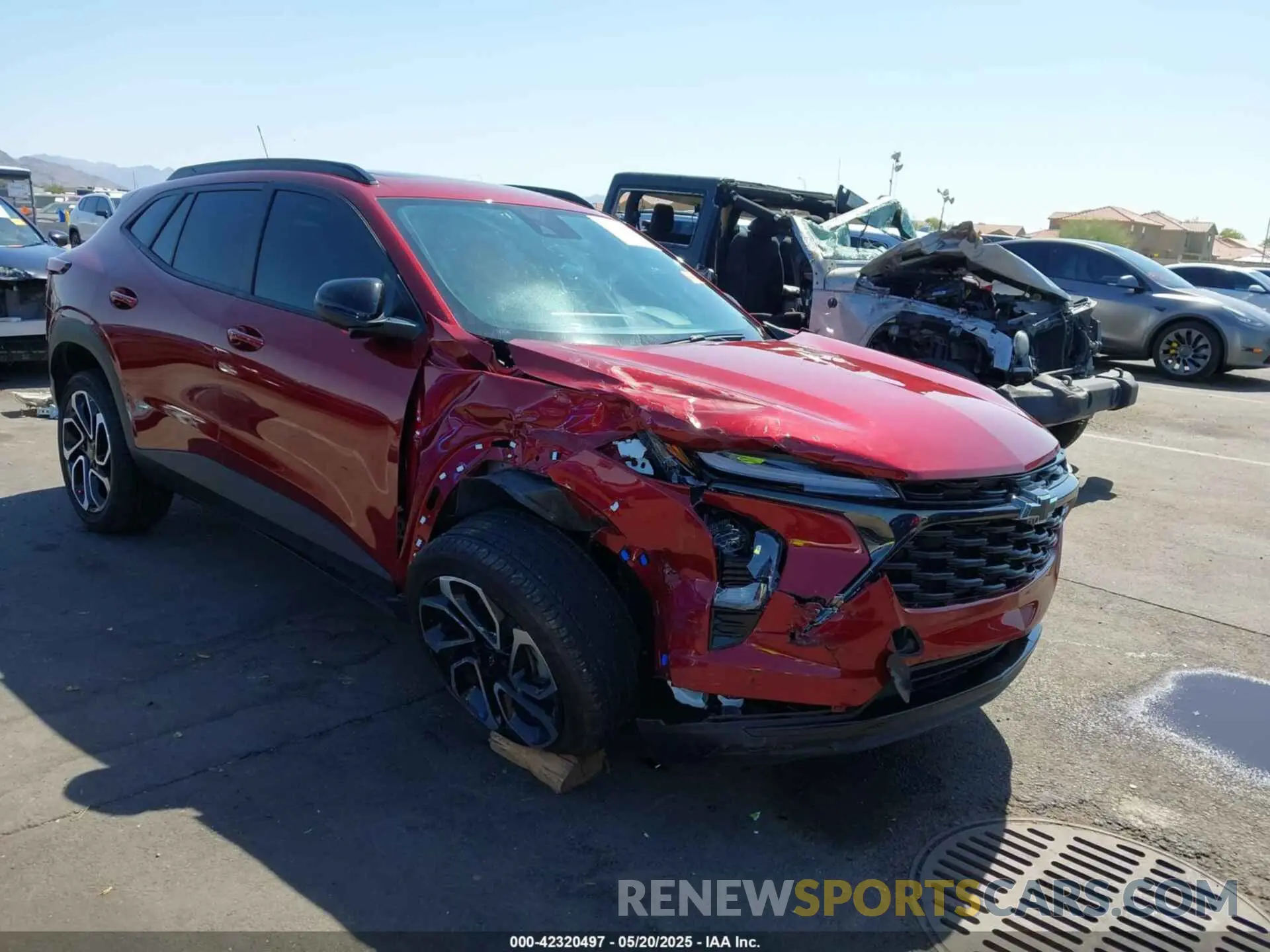 1 Photograph of a damaged car KL77LJE24RC034750 CHEVROLET TRAX 2024