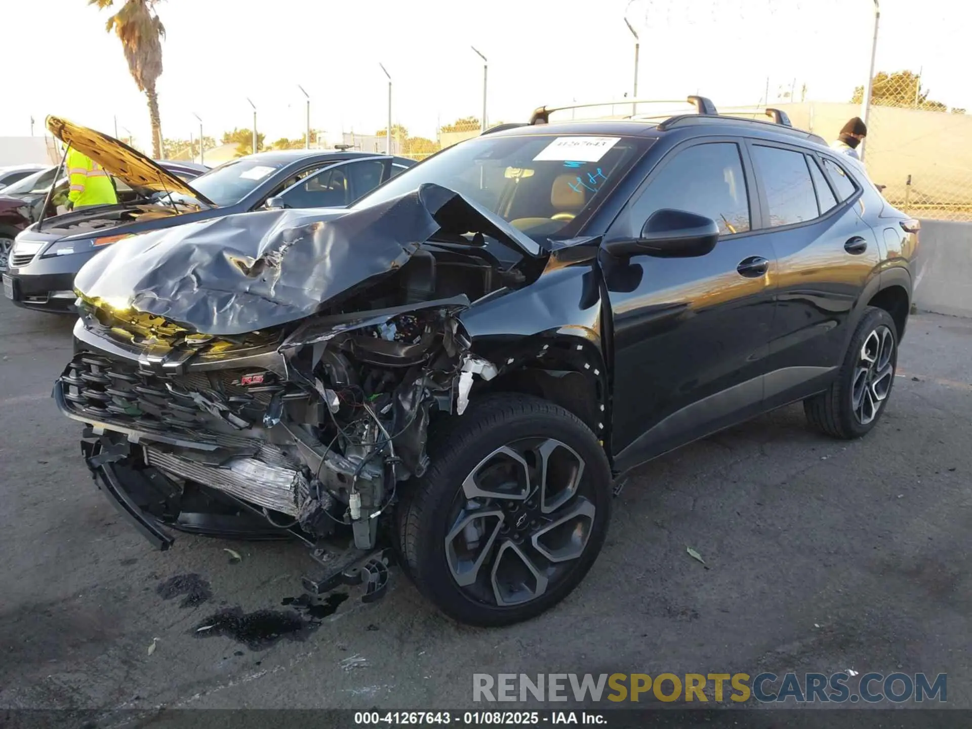 2 Photograph of a damaged car KL77LJE27RC180639 CHEVROLET TRAX 2024