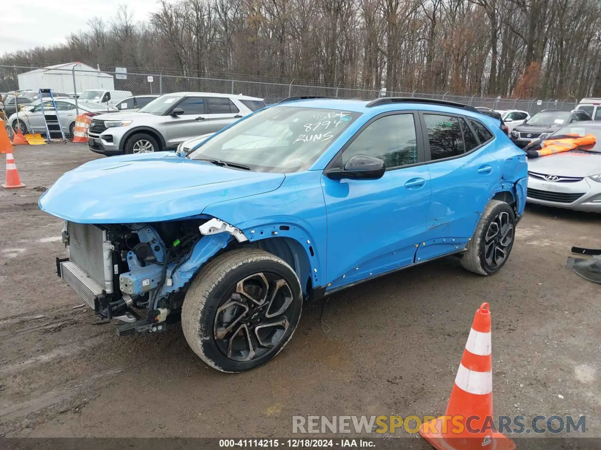 2 Фотография поврежденного автомобиля KL77LJE28RC158794 CHEVROLET TRAX 2024