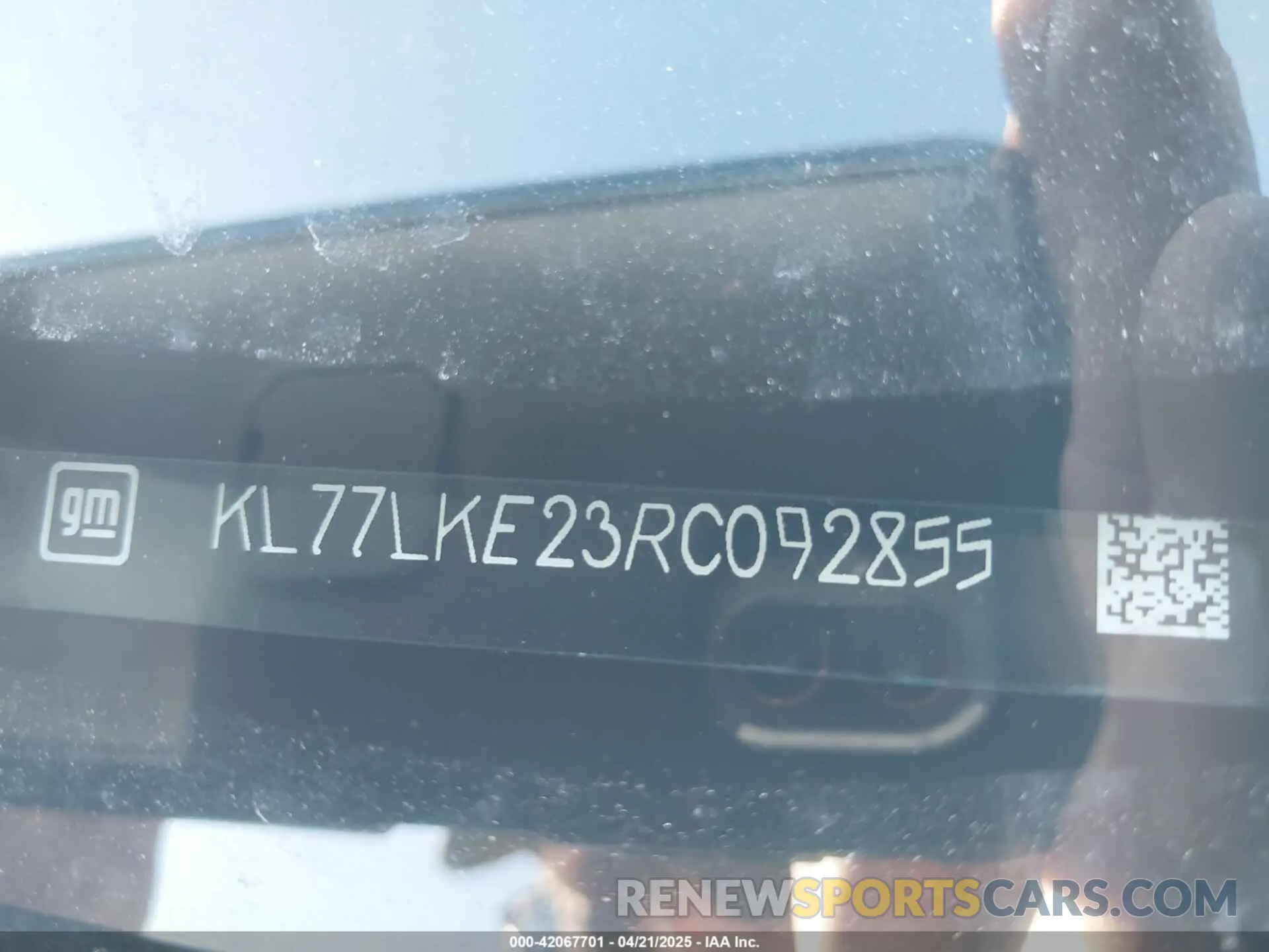 18 Фотография поврежденного автомобиля KL77LKE23RC092855 CHEVROLET TRAX 2024