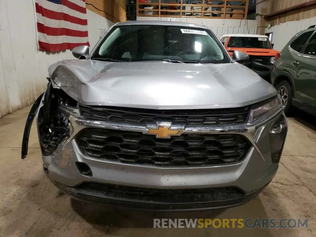 5 Фотография поврежденного автомобиля KL77LFEP2SC010624 CHEVROLET TRAX 2025