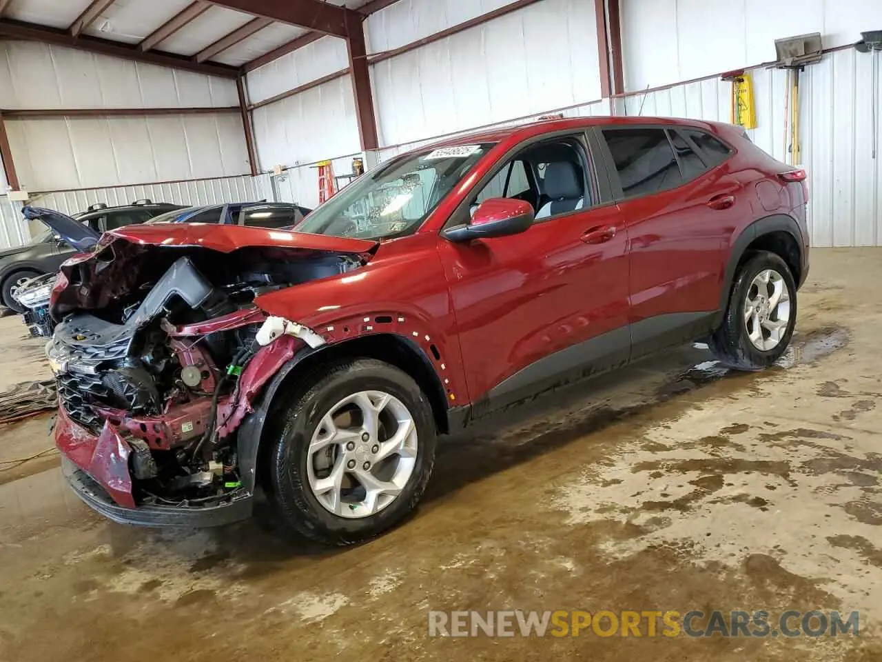 1 Photograph of a damaged car KL77LFEP2SC071214 CHEVROLET TRAX 2025