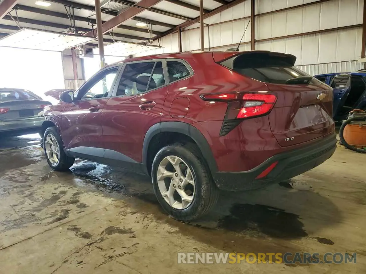 2 Photograph of a damaged car KL77LFEP2SC071214 CHEVROLET TRAX 2025