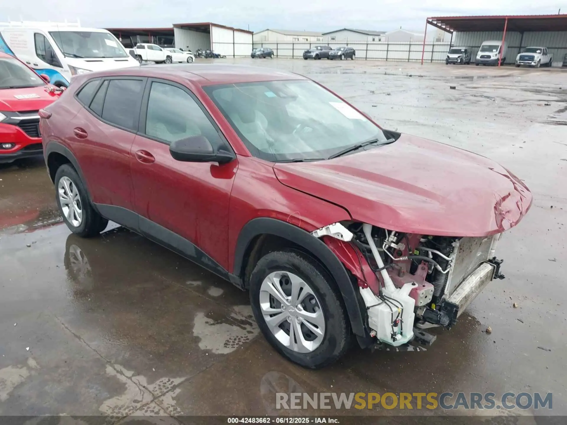 1 Photograph of a damaged car KL77LFEP4SC002055 CHEVROLET TRAX 2025