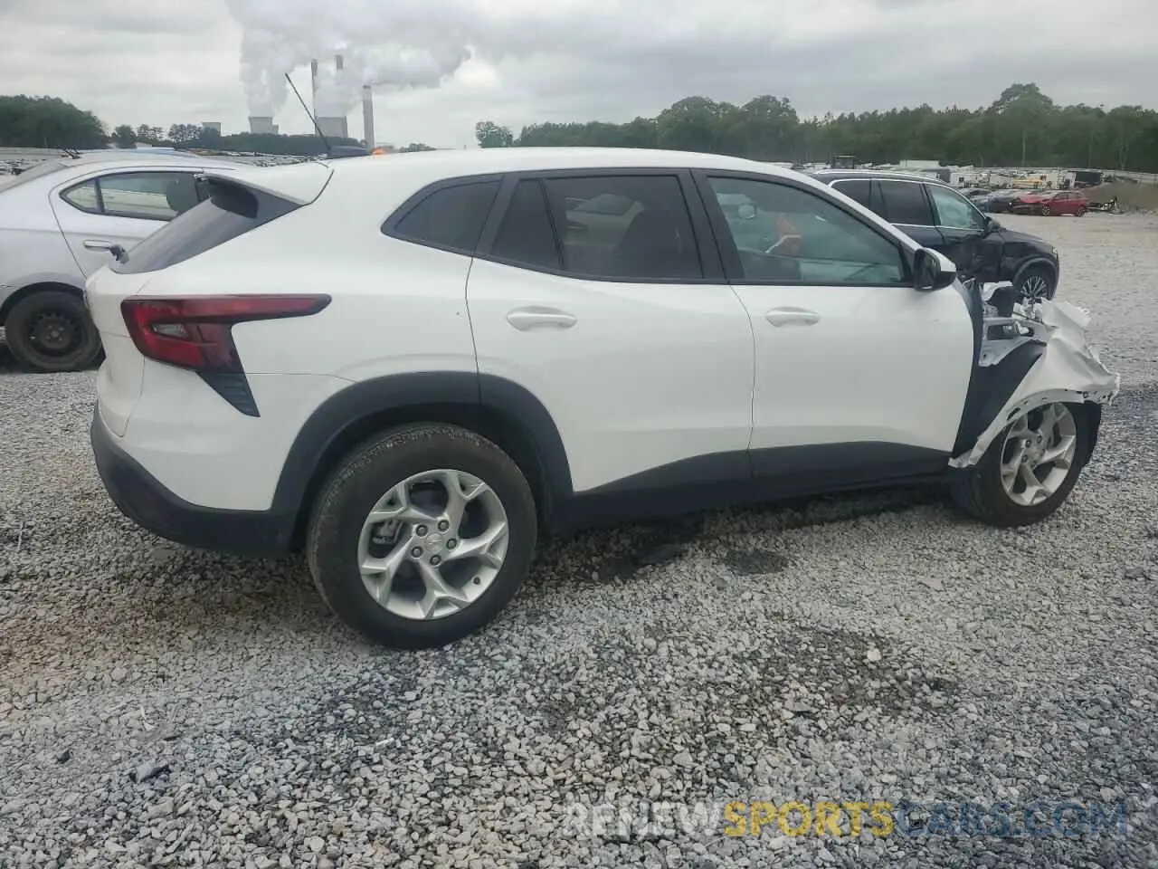 3 Photograph of a damaged car KL77LFEP5SC100463 CHEVROLET TRAX 2025
