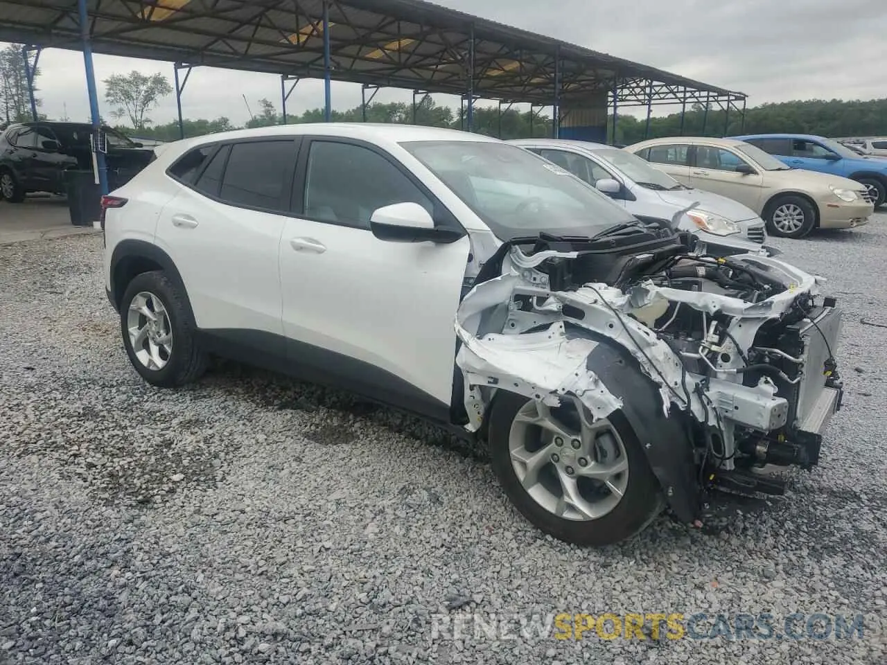4 Photograph of a damaged car KL77LFEP5SC100463 CHEVROLET TRAX 2025