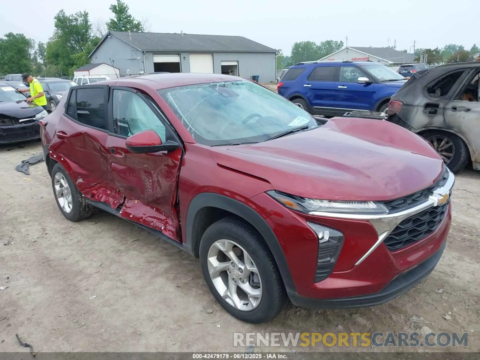 1 Photograph of a damaged car KL77LFEP6SC073726 CHEVROLET TRAX 2025