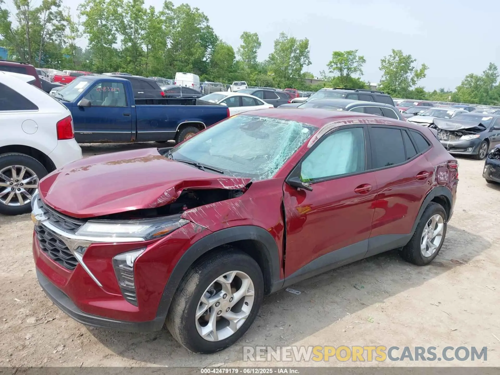 6 Photograph of a damaged car KL77LFEP6SC073726 CHEVROLET TRAX 2025