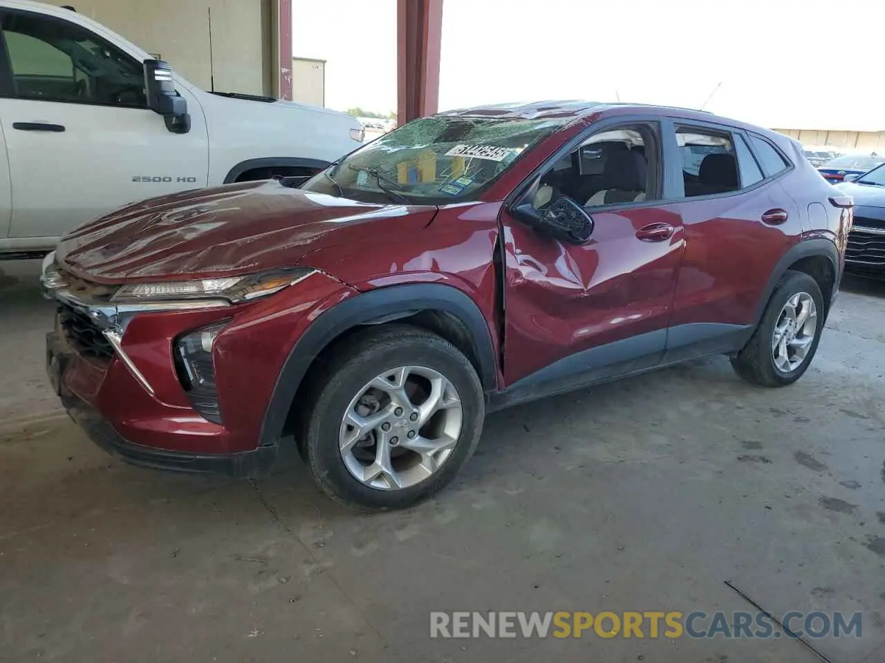 1 Фотография поврежденного автомобиля KL77LFEP7SC035888 CHEVROLET TRAX 2025