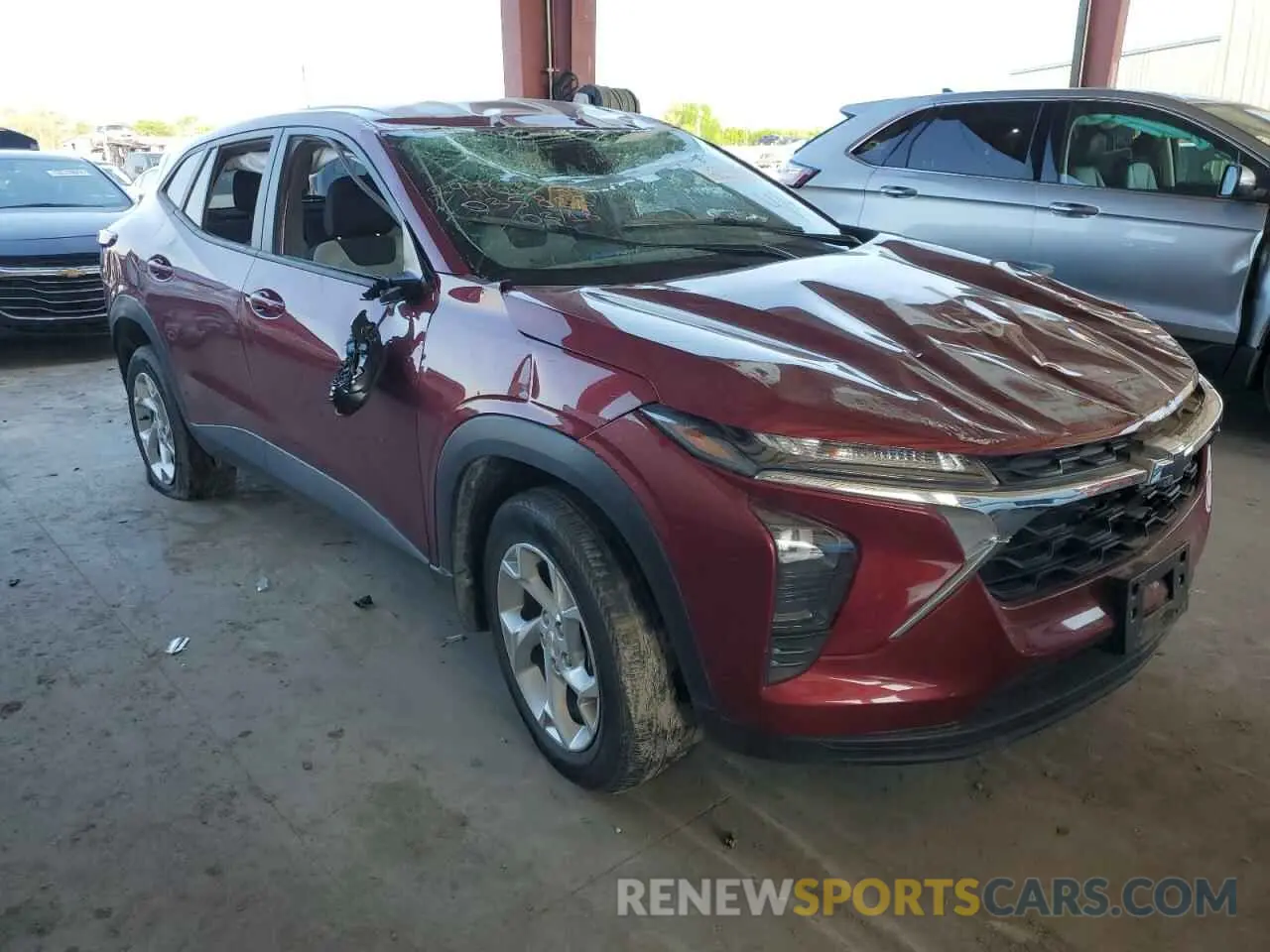 4 Фотография поврежденного автомобиля KL77LFEP7SC035888 CHEVROLET TRAX 2025