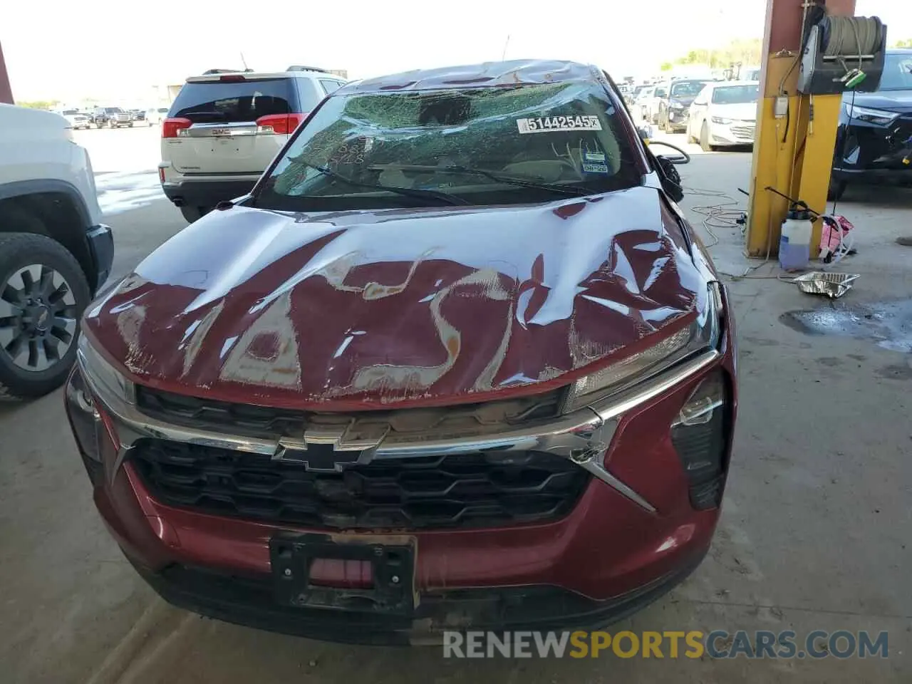 5 Фотография поврежденного автомобиля KL77LFEP7SC035888 CHEVROLET TRAX 2025