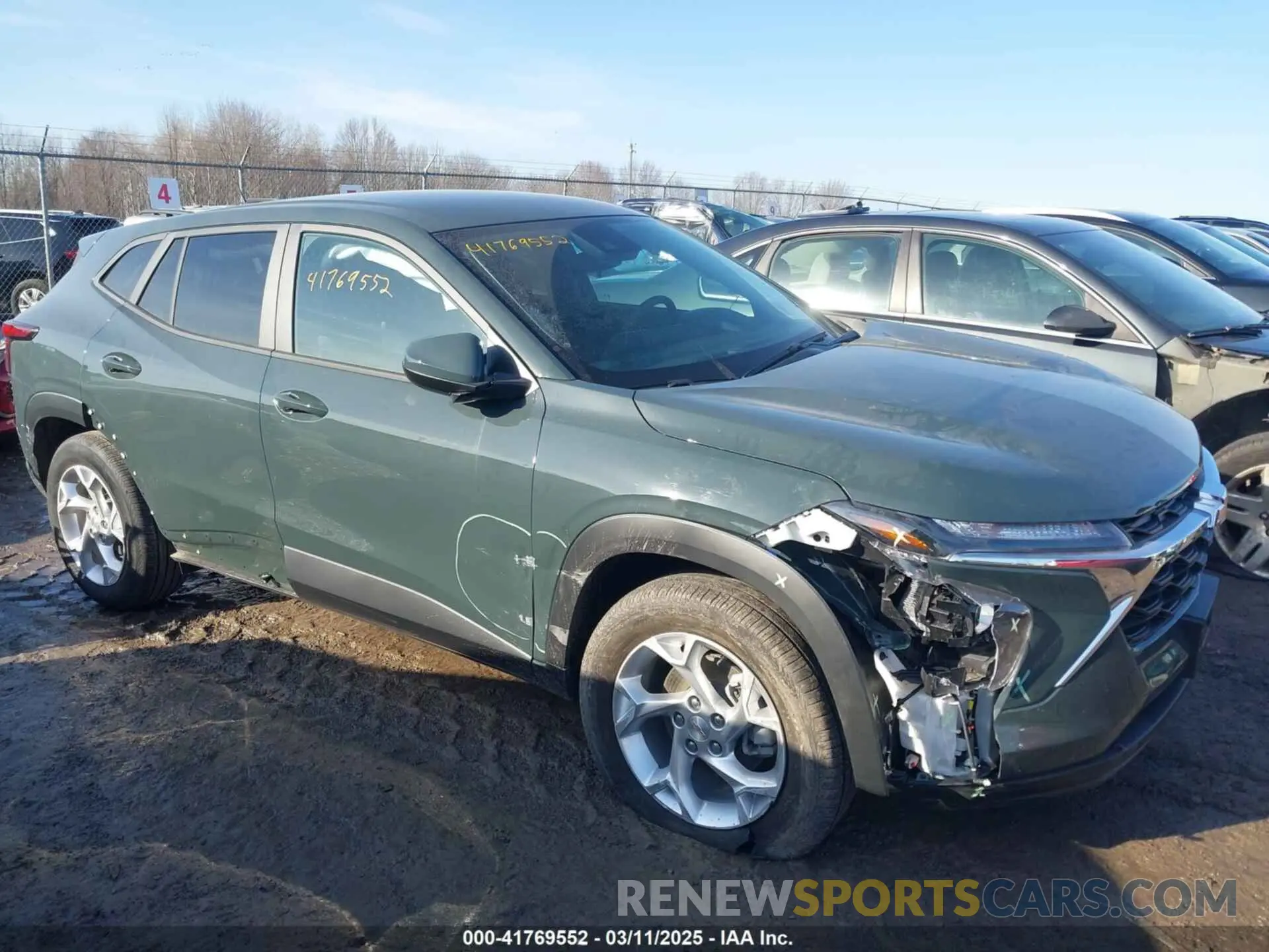 1 Фотография поврежденного автомобиля KL77LFEP9SC181886 CHEVROLET TRAX 2025