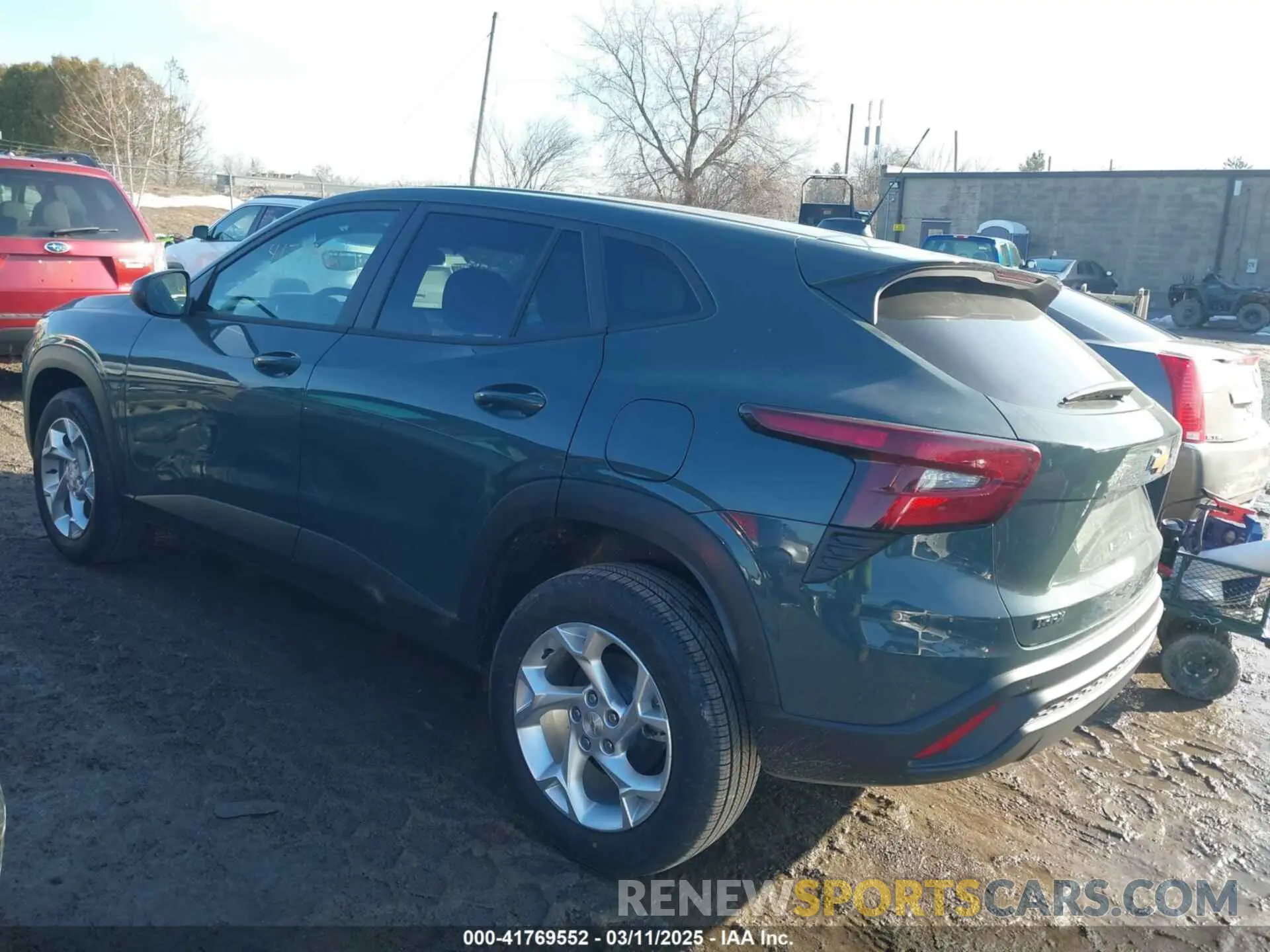 3 Фотография поврежденного автомобиля KL77LFEP9SC181886 CHEVROLET TRAX 2025