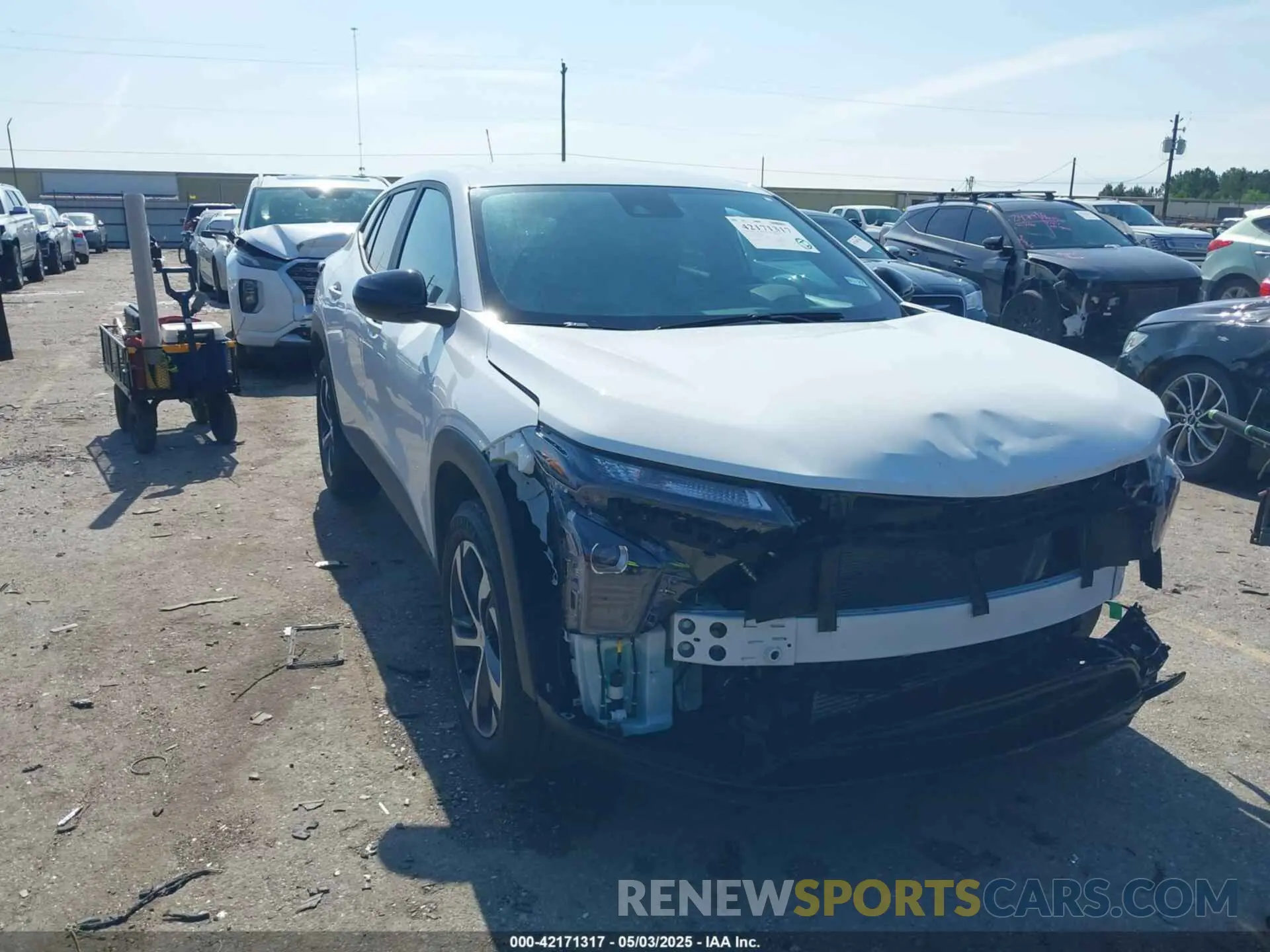 1 Photograph of a damaged car KL77LGEP0SC166859 CHEVROLET TRAX 2025