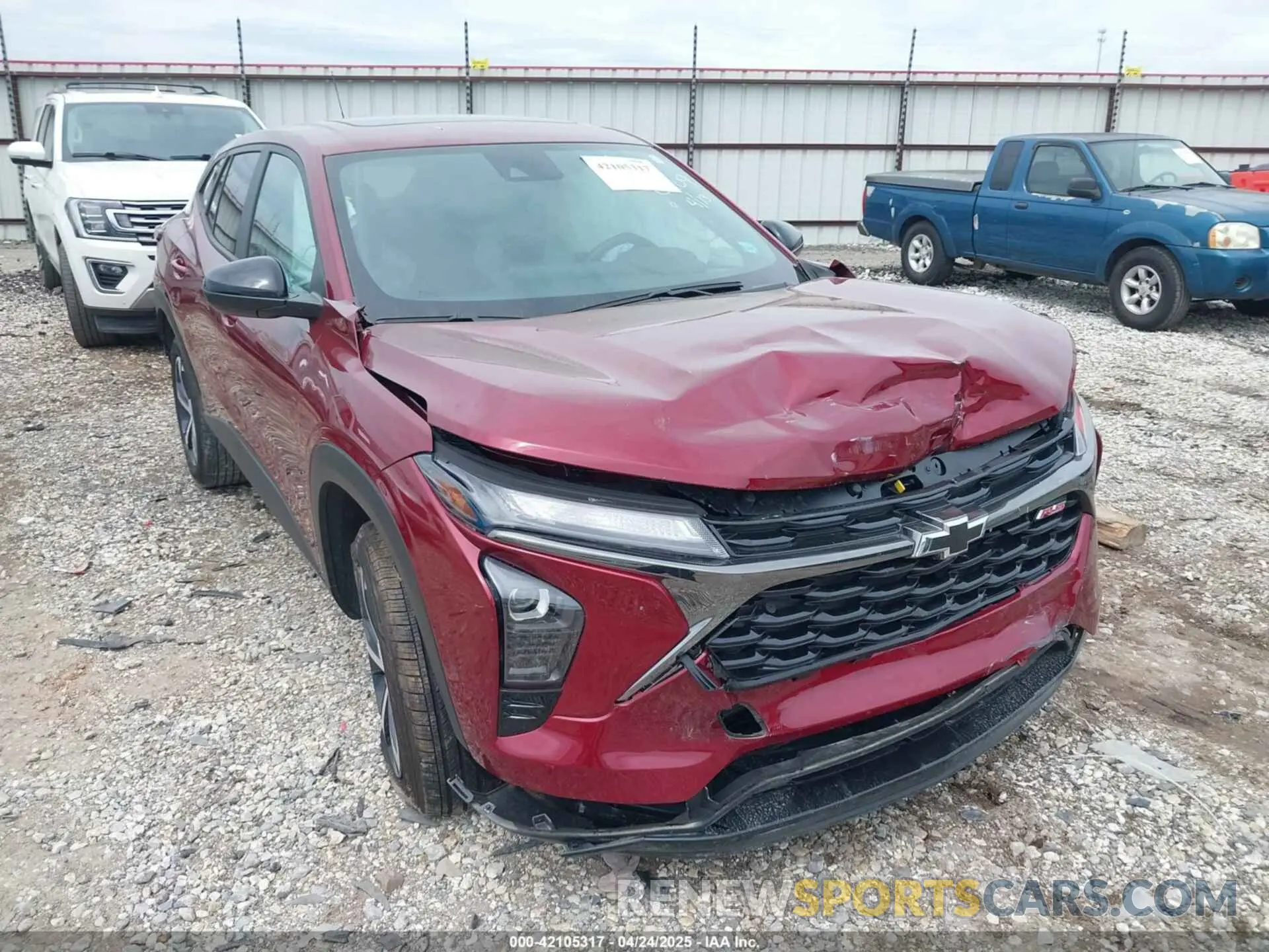 1 Photograph of a damaged car KL77LGEP1SC010409 CHEVROLET TRAX 2025