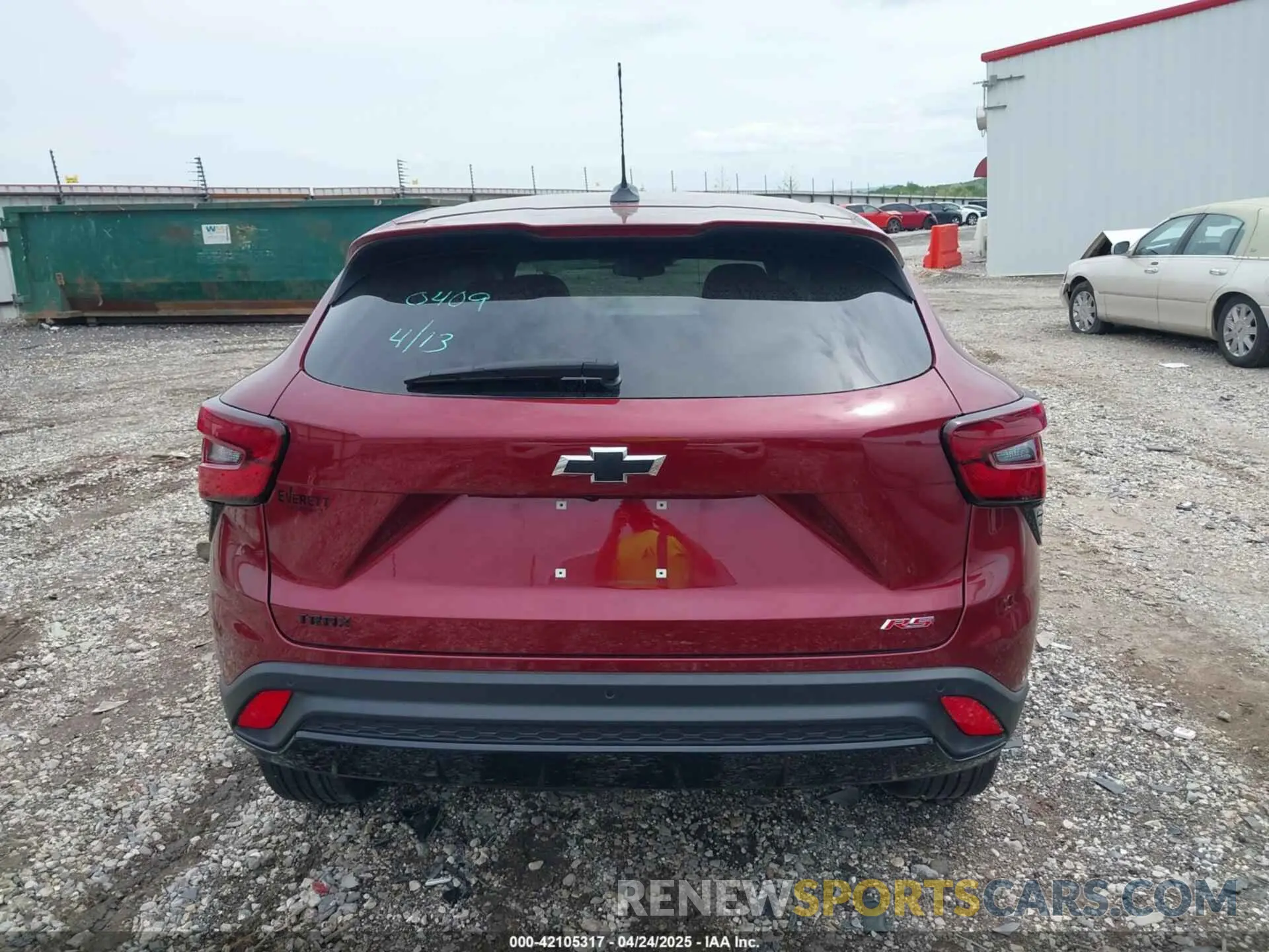 16 Photograph of a damaged car KL77LGEP1SC010409 CHEVROLET TRAX 2025
