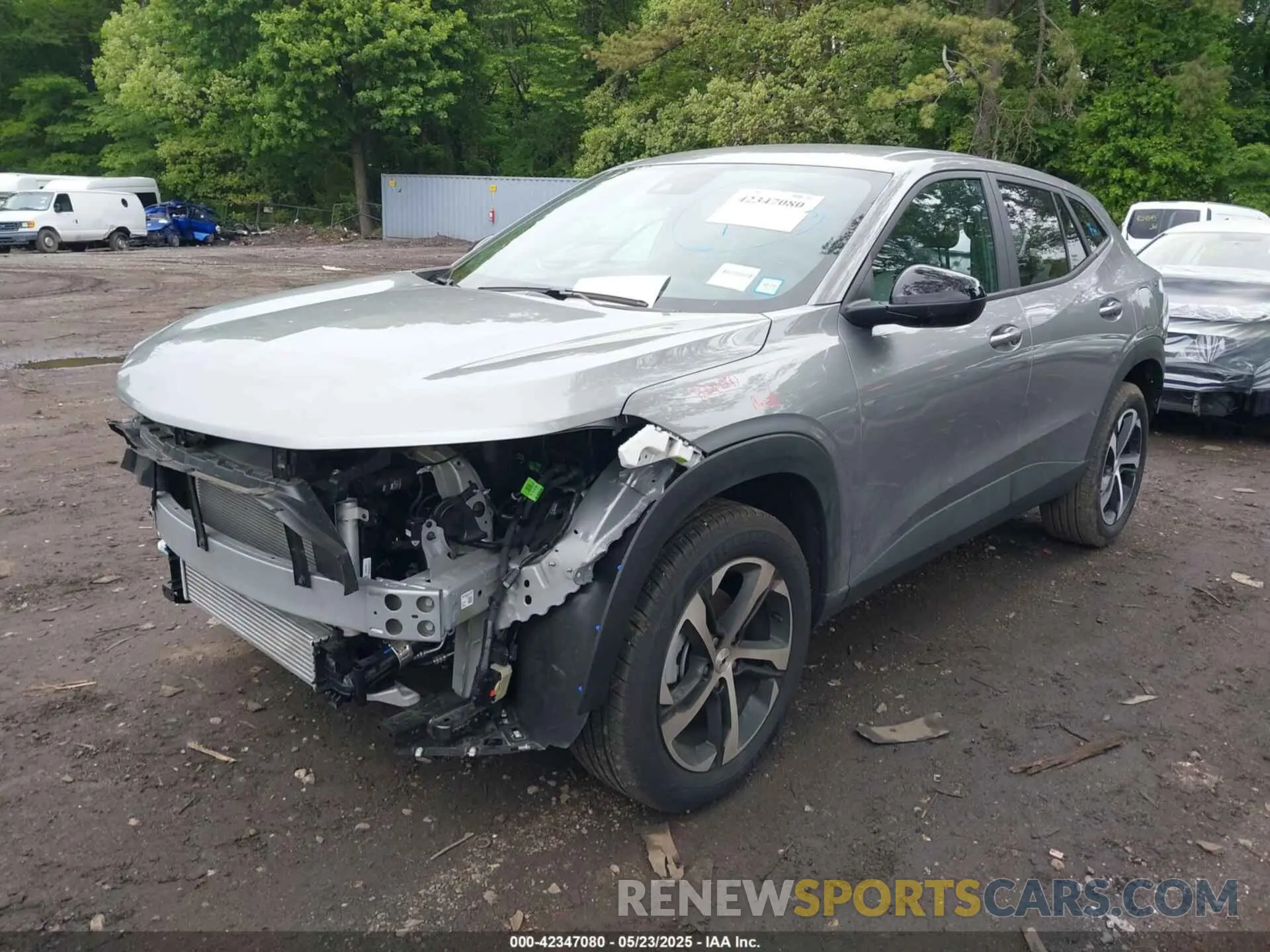 2 Photograph of a damaged car KL77LGEP1SC127424 CHEVROLET TRAX 2025