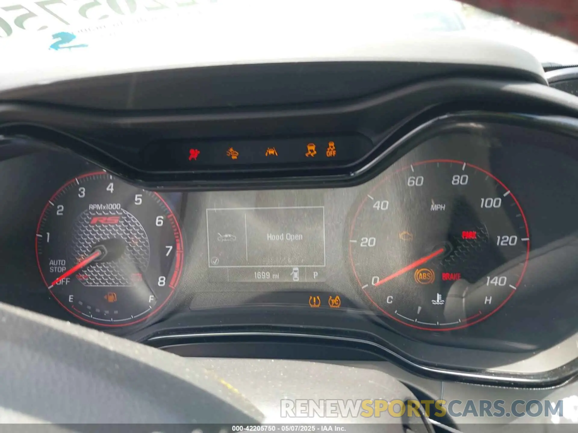 7 Фотография поврежденного автомобиля KL77LGEP3SC217058 CHEVROLET TRAX 2025