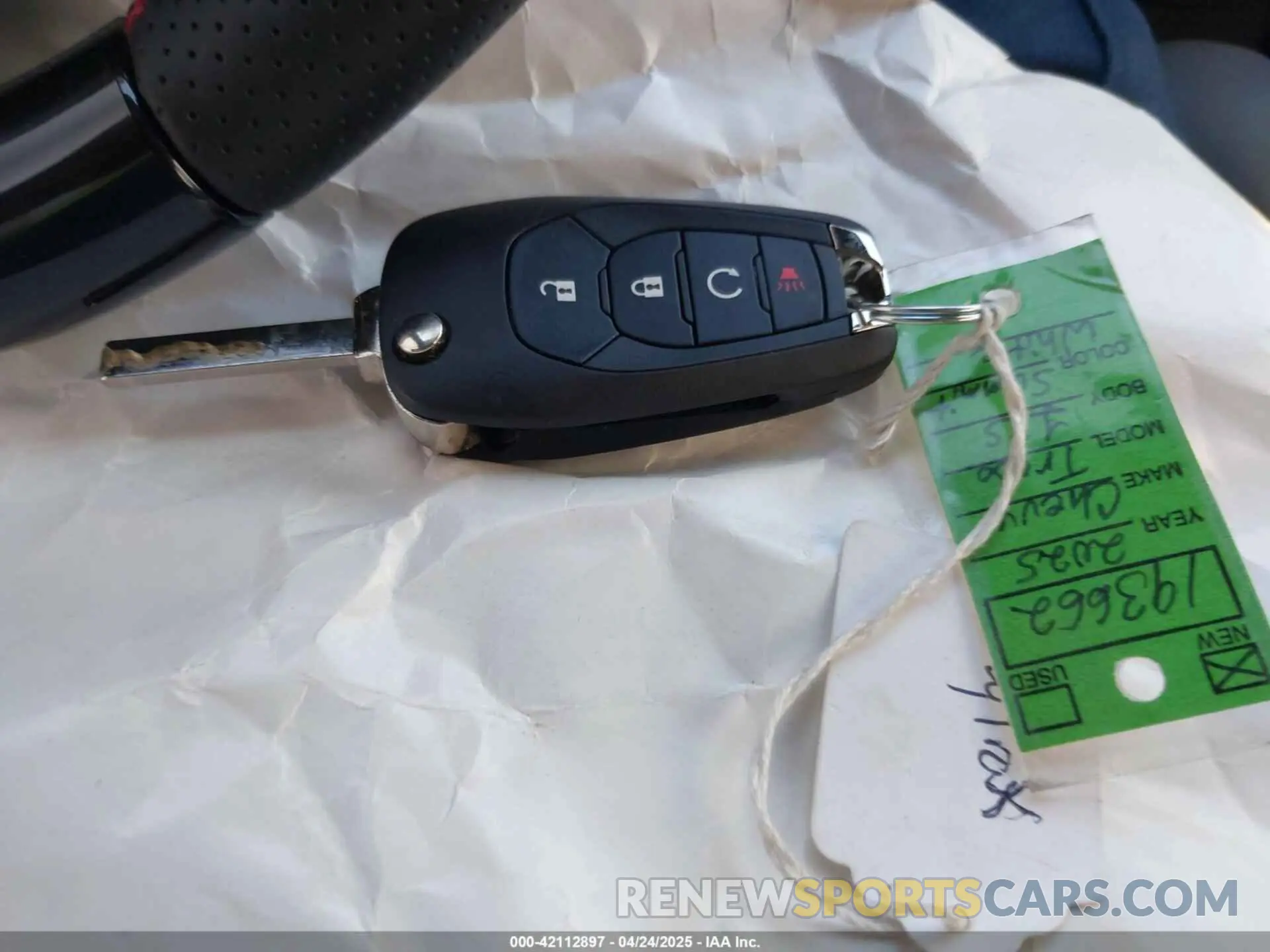 11 Фотография поврежденного автомобиля KL77LGEP6SC193662 CHEVROLET TRAX 2025