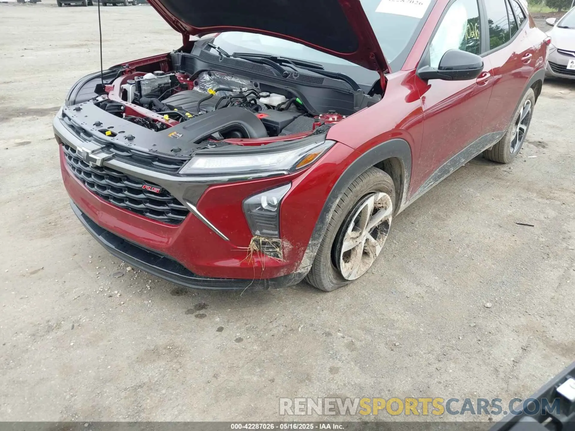 6 Фотография поврежденного автомобиля KL77LGEP8SC121717 CHEVROLET TRAX 2025