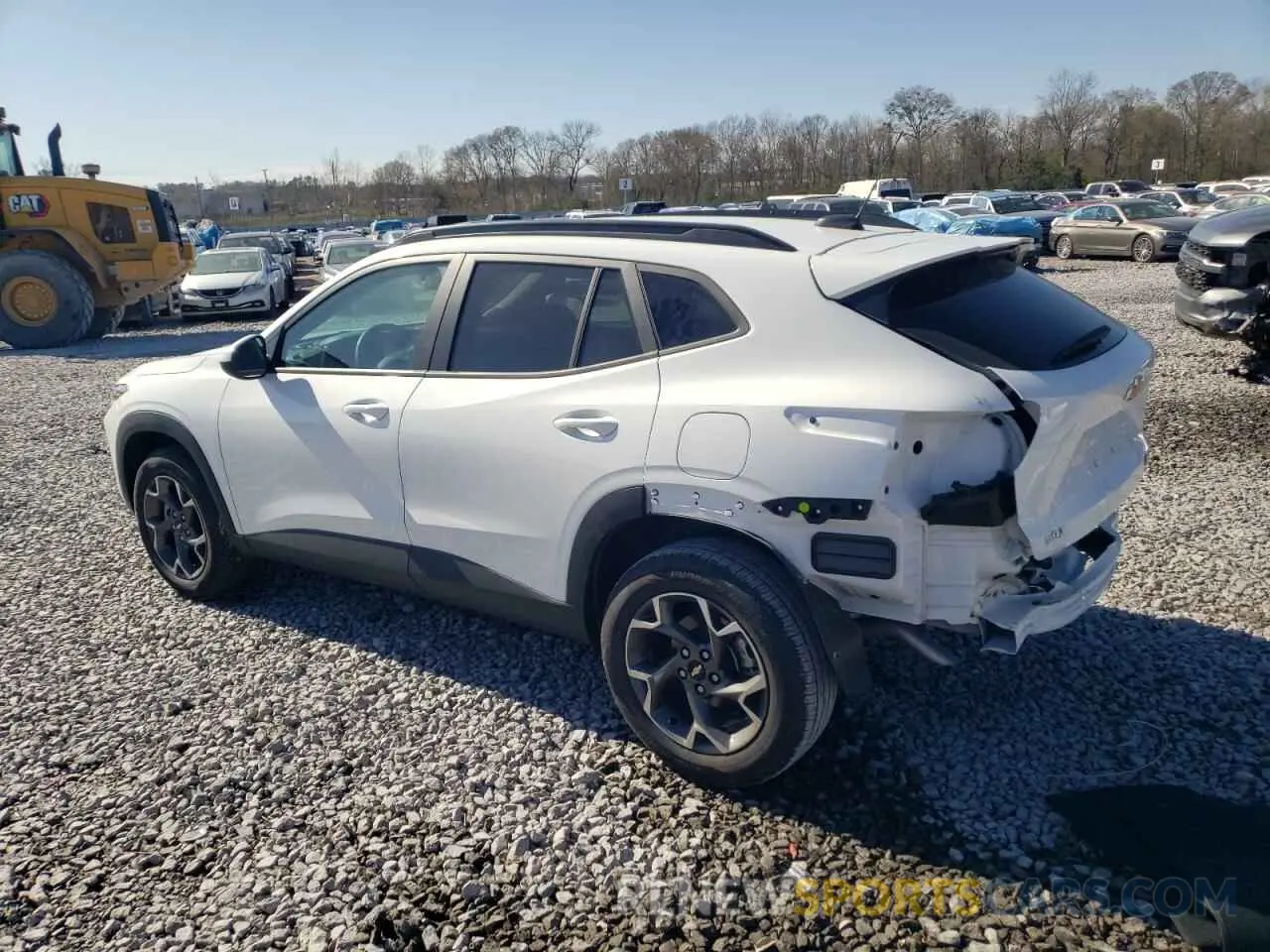 2 Фотография поврежденного автомобиля KL77LHEP0SC020595 CHEVROLET TRAX 2025