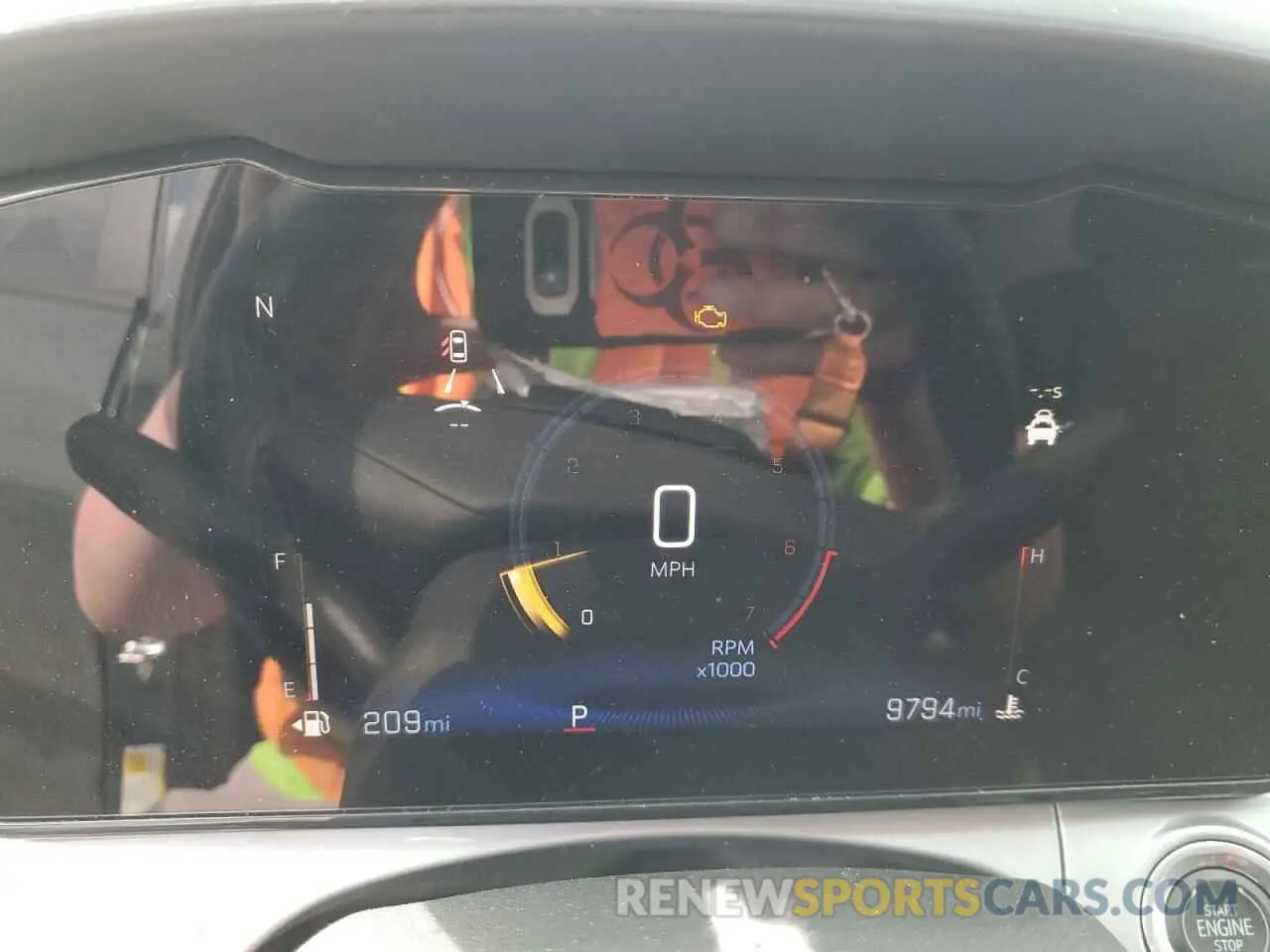 9 Photograph of a damaged car KL77LHEP1SC070518 CHEVROLET TRAX 2025