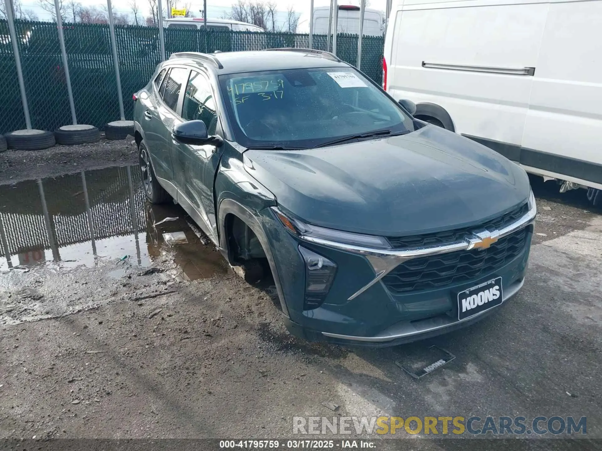 1 Фотография поврежденного автомобиля KL77LHEP5SC137041 CHEVROLET TRAX 2025