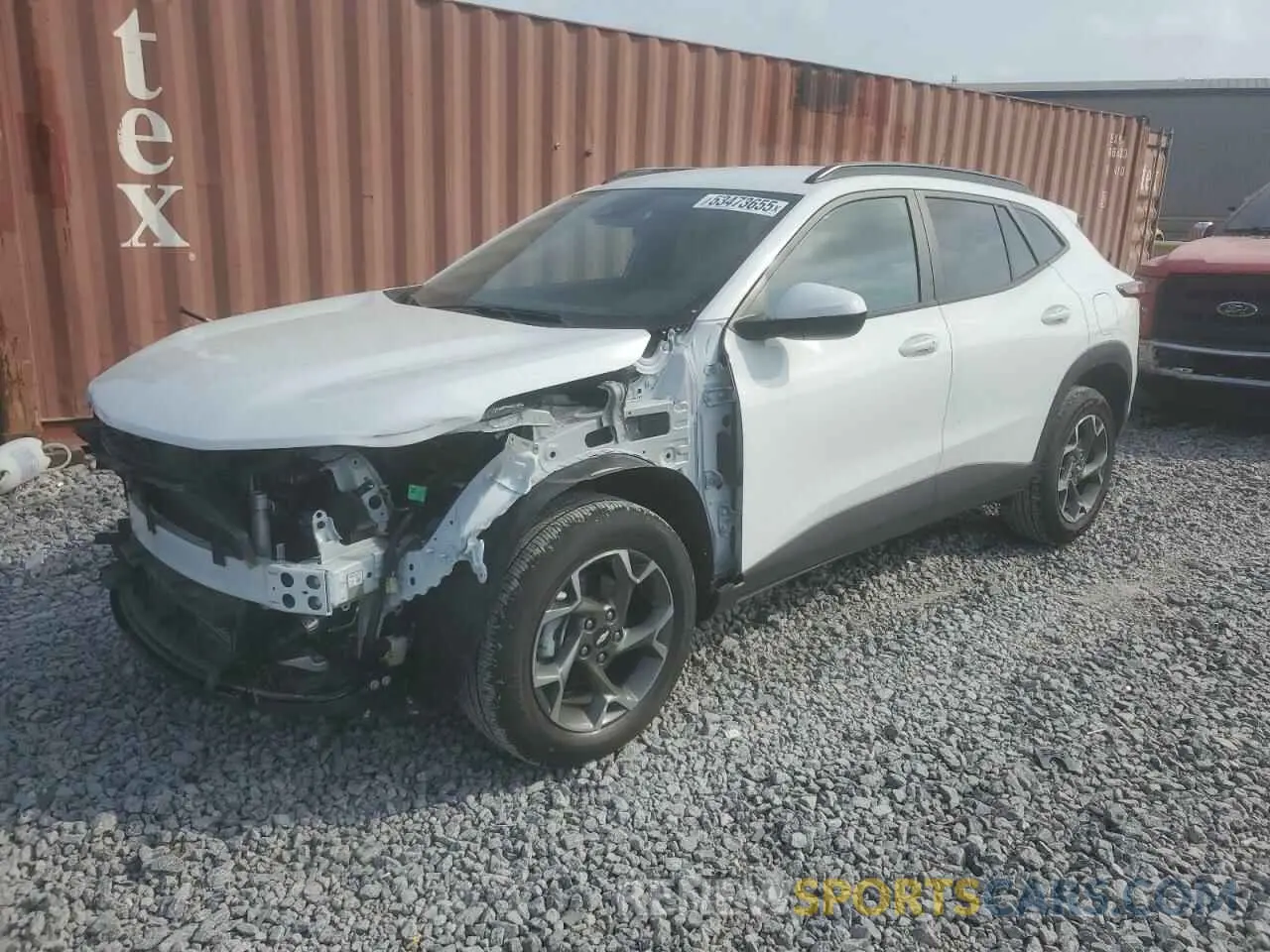 1 Фотография поврежденного автомобиля KL77LHEP7SC047096 CHEVROLET TRAX 2025