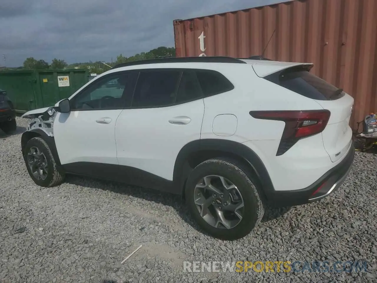 2 Фотография поврежденного автомобиля KL77LHEP7SC047096 CHEVROLET TRAX 2025