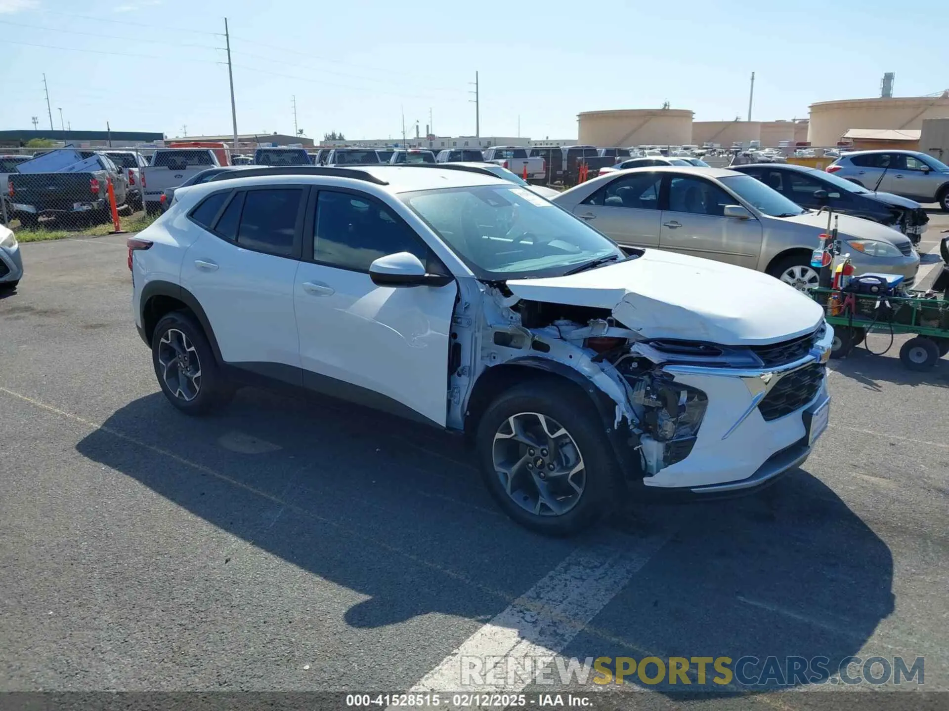 1 Фотография поврежденного автомобиля KL77LHEP8SC141391 CHEVROLET TRAX 2025