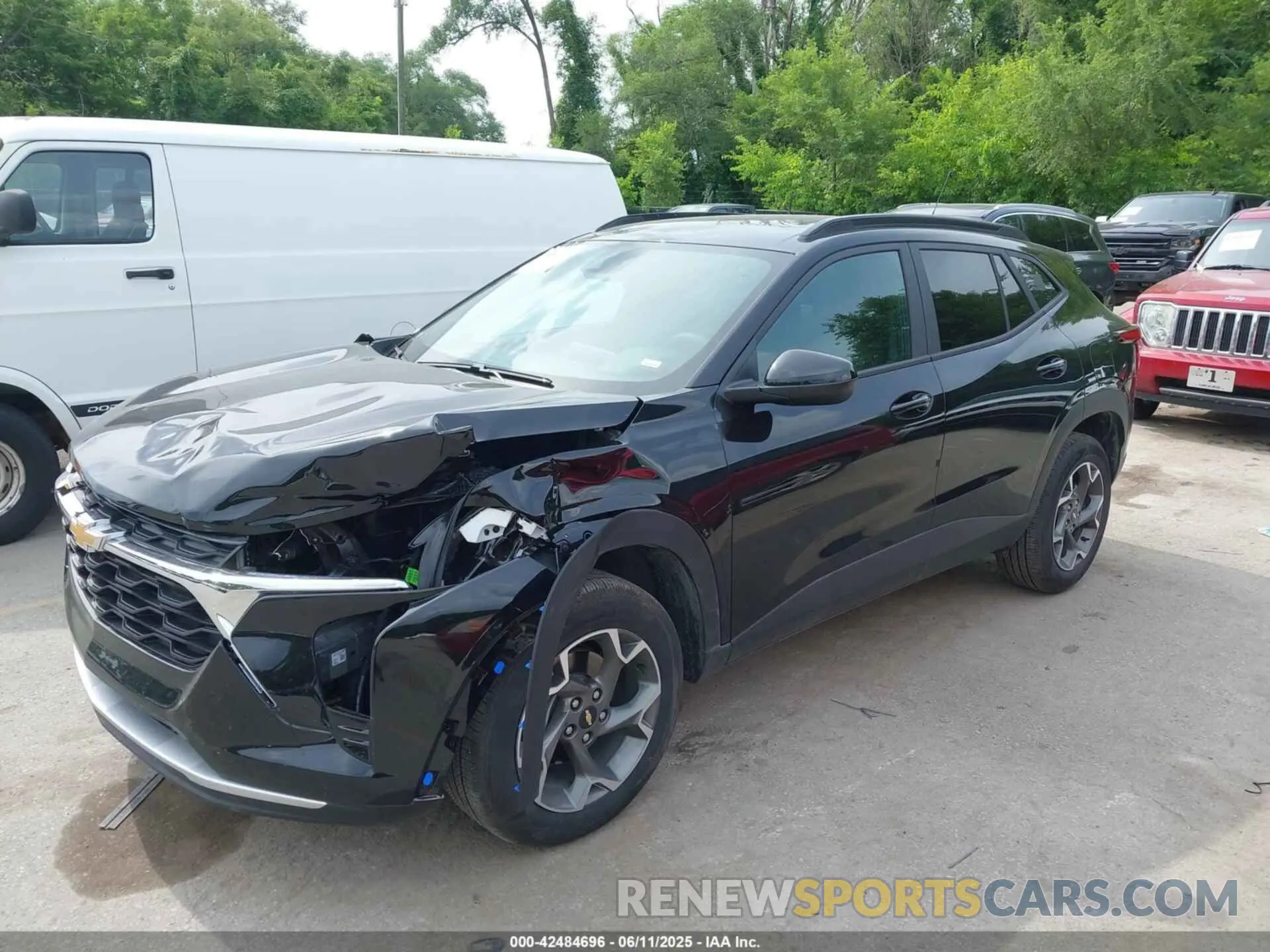 2 Photograph of a damaged car KL77LHEP8SC180546 CHEVROLET TRAX 2025