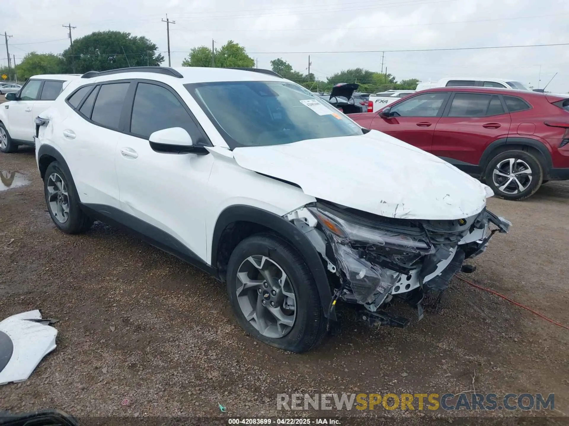 1 Photograph of a damaged car KL77LHEP8SC193121 CHEVROLET TRAX 2025