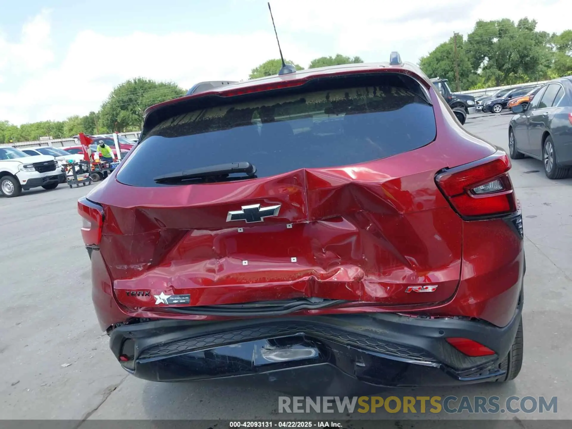 16 Photograph of a damaged car KL77LJEP1SC106702 CHEVROLET TRAX 2025
