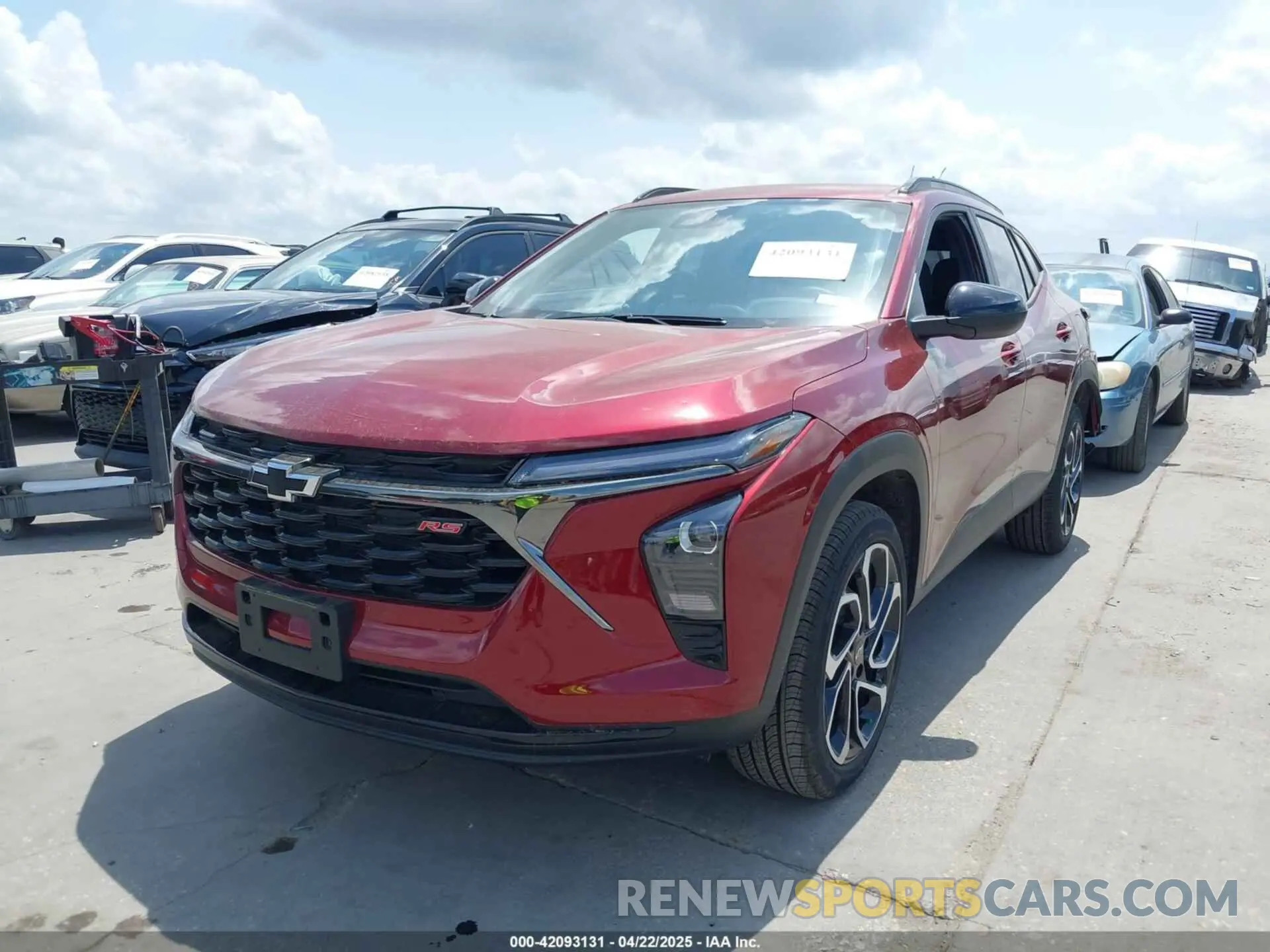2 Photograph of a damaged car KL77LJEP1SC106702 CHEVROLET TRAX 2025